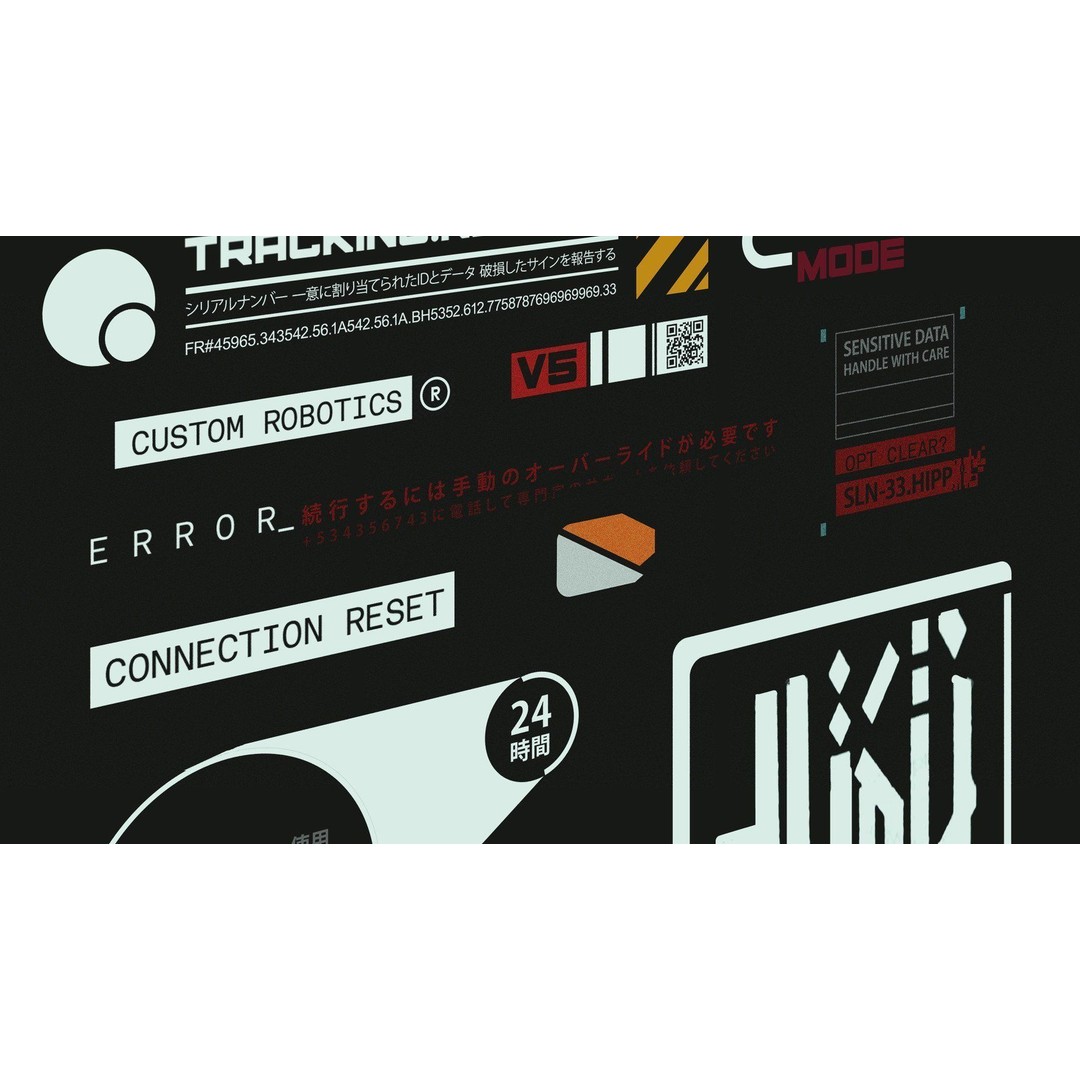 Sci-fi Decals Bundle 3D Model – Futuristic Textures for Games, PBR - View 5