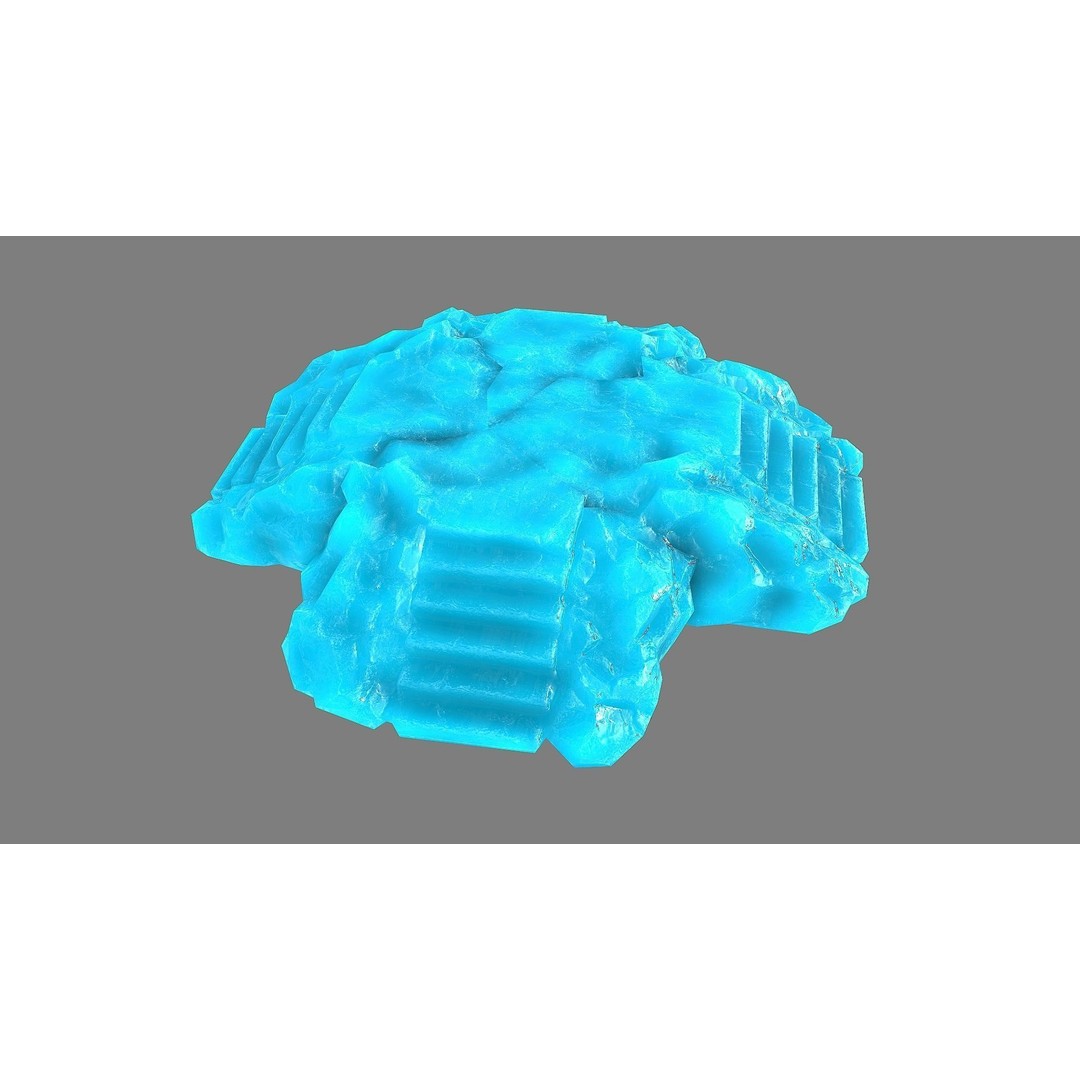 Staris Rock 10 3D Model – Low Poly Landscape Asset, PBR Textures - View 10