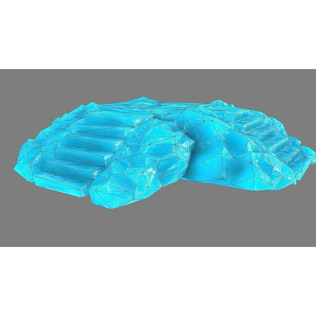 Staris Rock 10 3D Model – Low Poly Landscape Asset, PBR Textures - View 18
