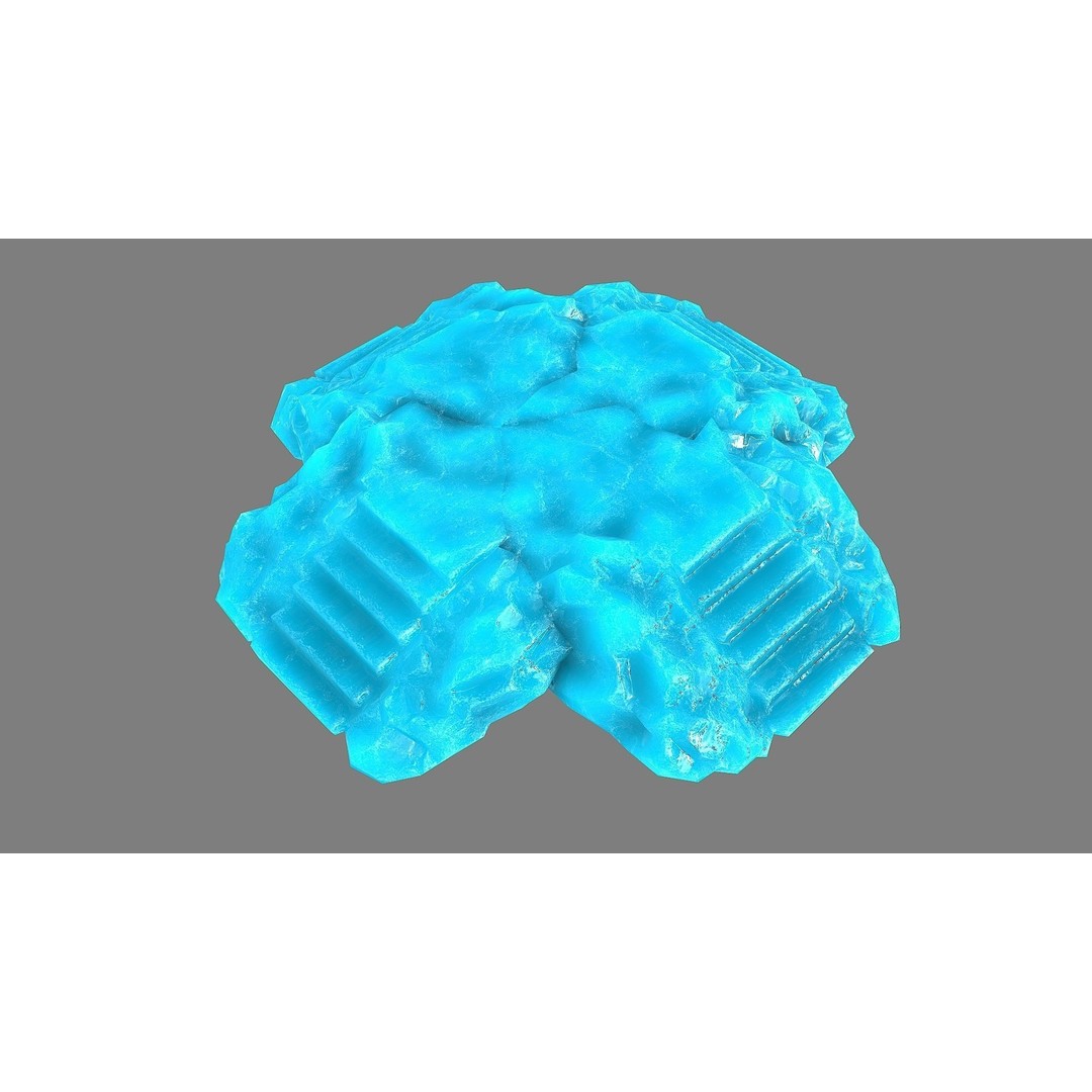 Staris Rock 10 3D Model – Low Poly Landscape Asset, PBR Textures - View 9