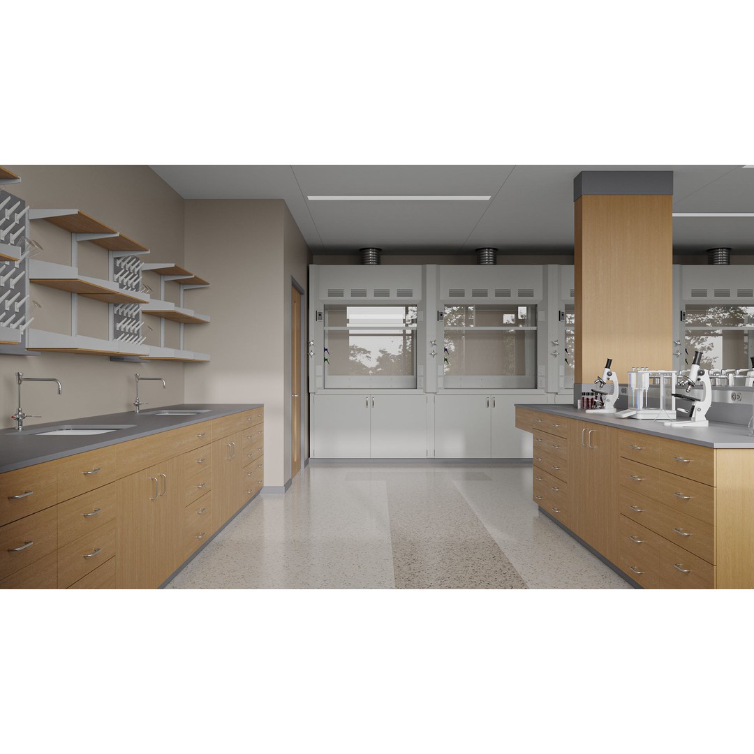 Laboratory 3D Model – Detailed Science Asset, FBX, Blender, OBJ - View 4