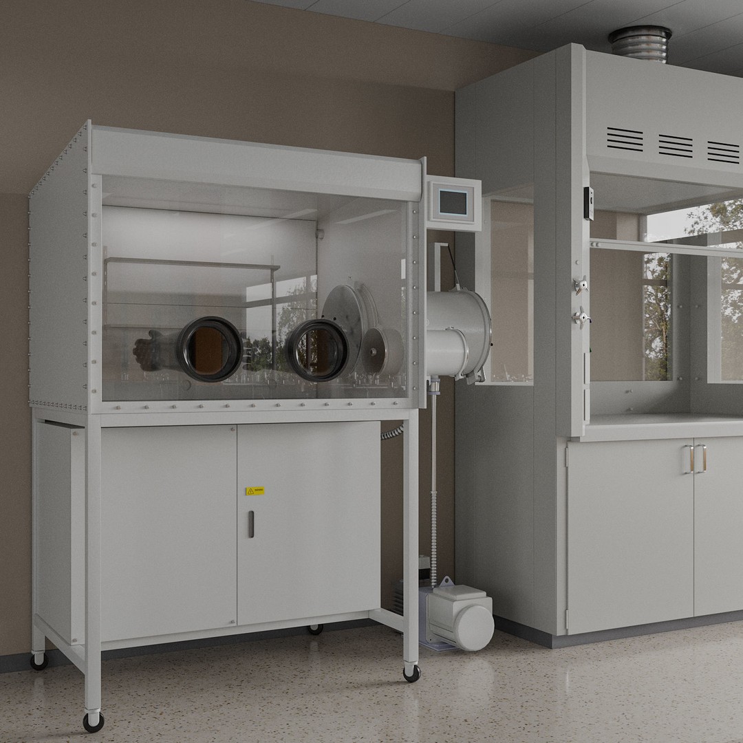 Laboratory 3D Model – Detailed Science Asset, FBX, Blender, OBJ - View 5