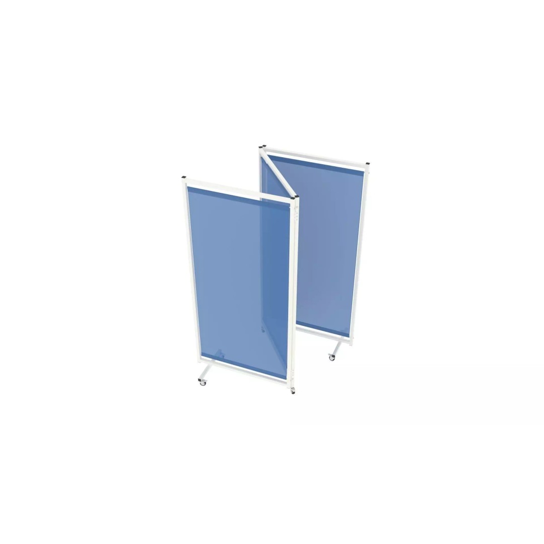 Mobile Medical Office Partition 3D Model – PBR Textured, FBX Format - View 2