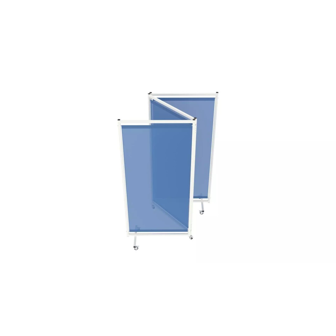 Mobile Medical Office Partition 3D Model – PBR Textured, FBX Format - View 4