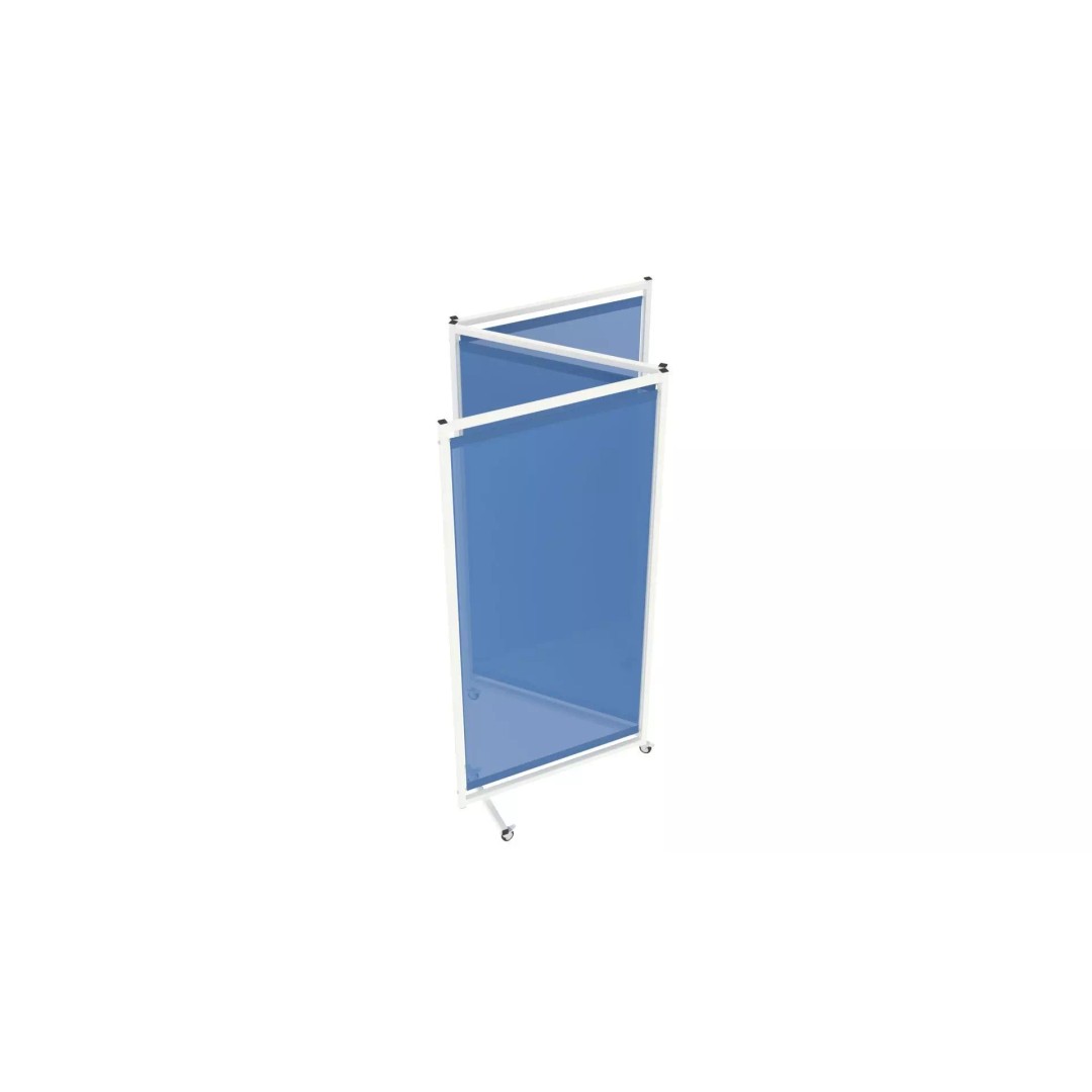 Mobile Medical Office Partition 3D Model – PBR Textured, FBX Format - View 5