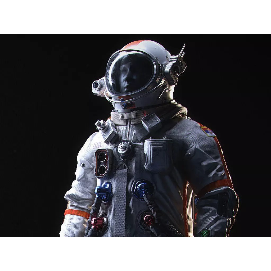 Astronaut - Sci-Fi 3D Model - View 2