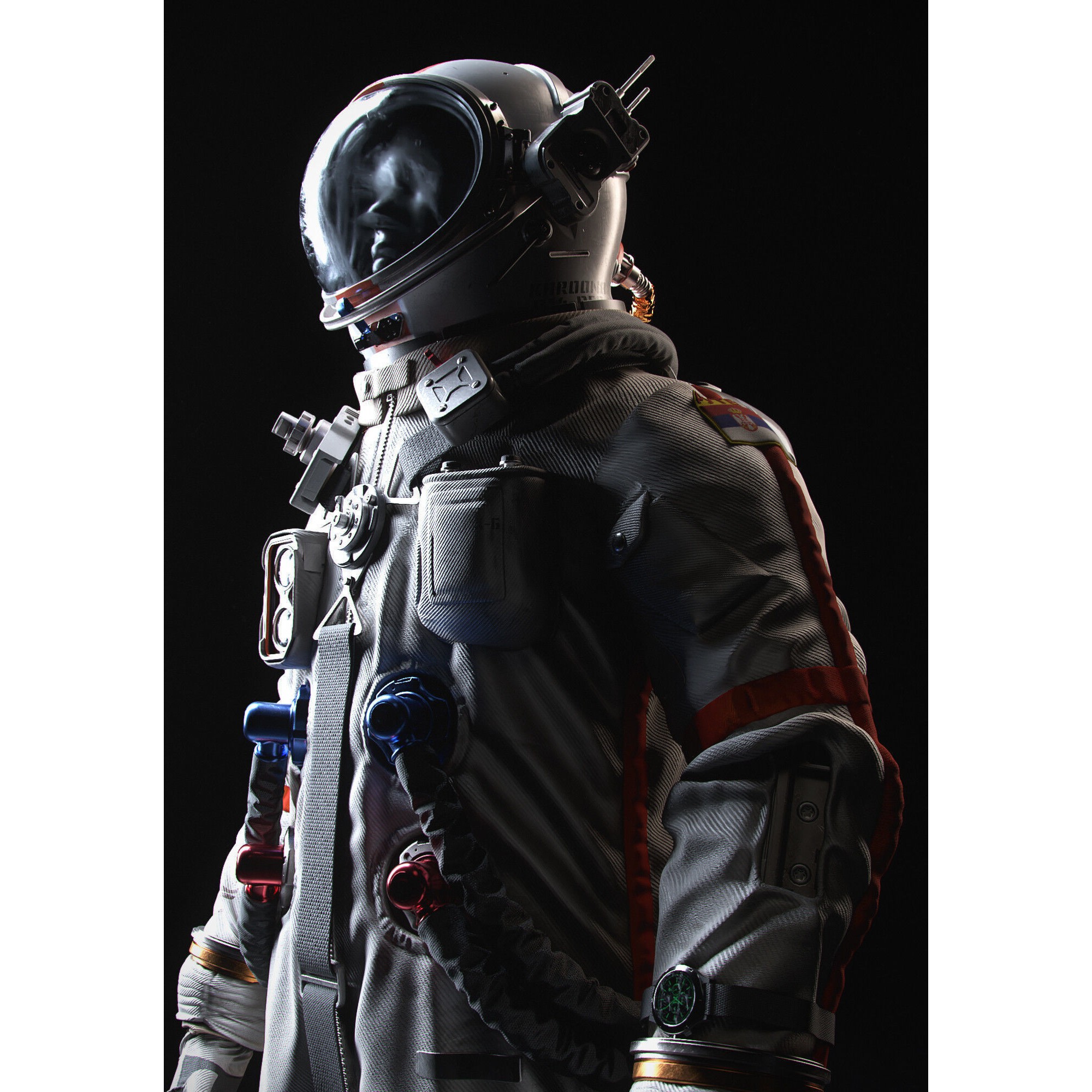Astronaut - Sci-Fi 3D Model - View 5