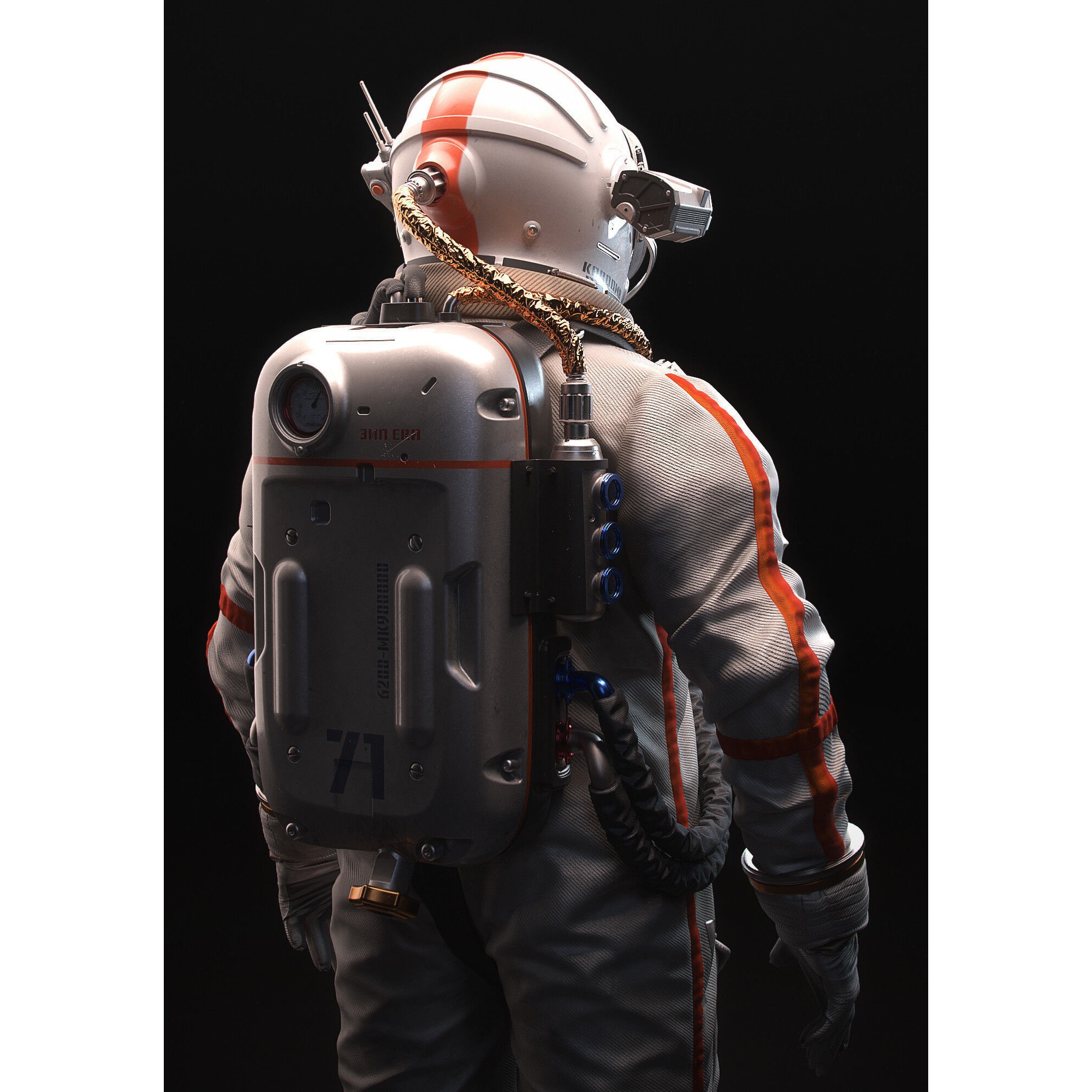 Astronaut - Sci-Fi 3D Model - View 9