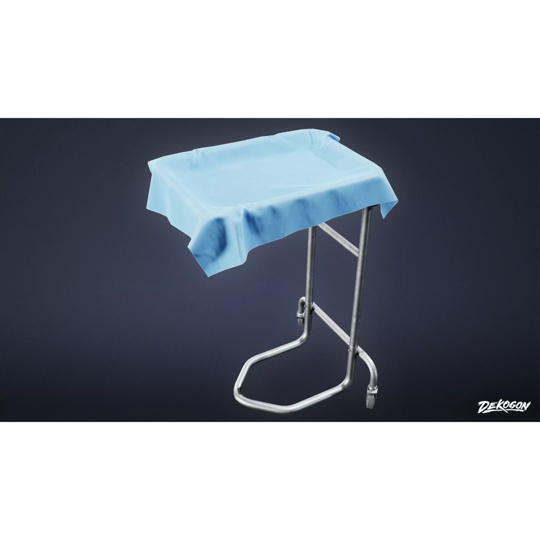 Quarantine Tent 3D Model – Low Poly Medical Asset, FBX - View 2