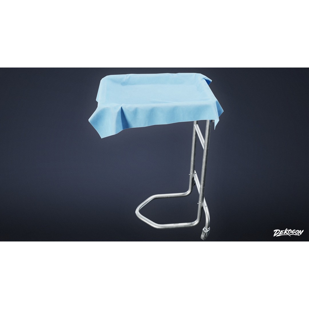 Quarantine Tent 3D Model – Low Poly Medical Asset, FBX - View 4