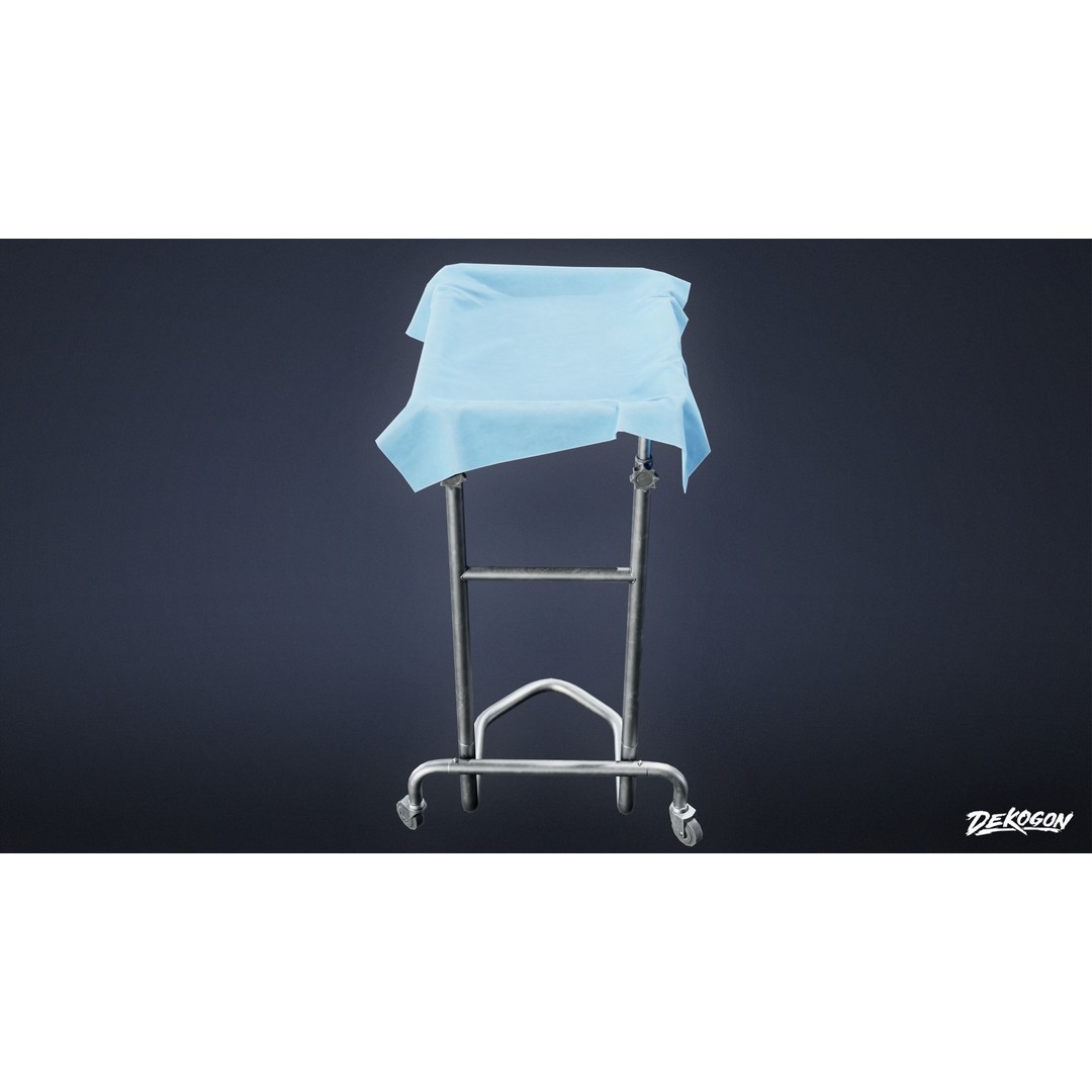 Quarantine Tent 3D Model – Low Poly Medical Asset, FBX - View 5