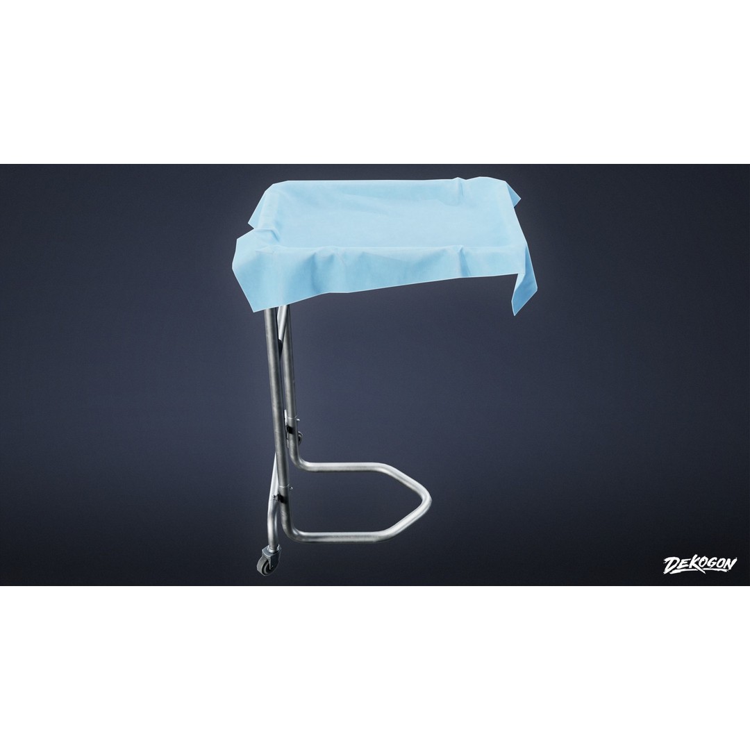 Quarantine Tent 3D Model – Low Poly Medical Asset, FBX - View 6