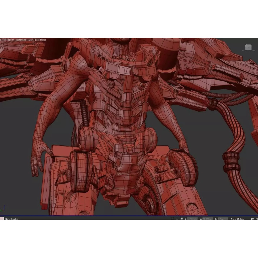 ArachnoMech Exo-Unit 3D Model – High-Detail Sci-Fi Mech with PBR Textures - View 5