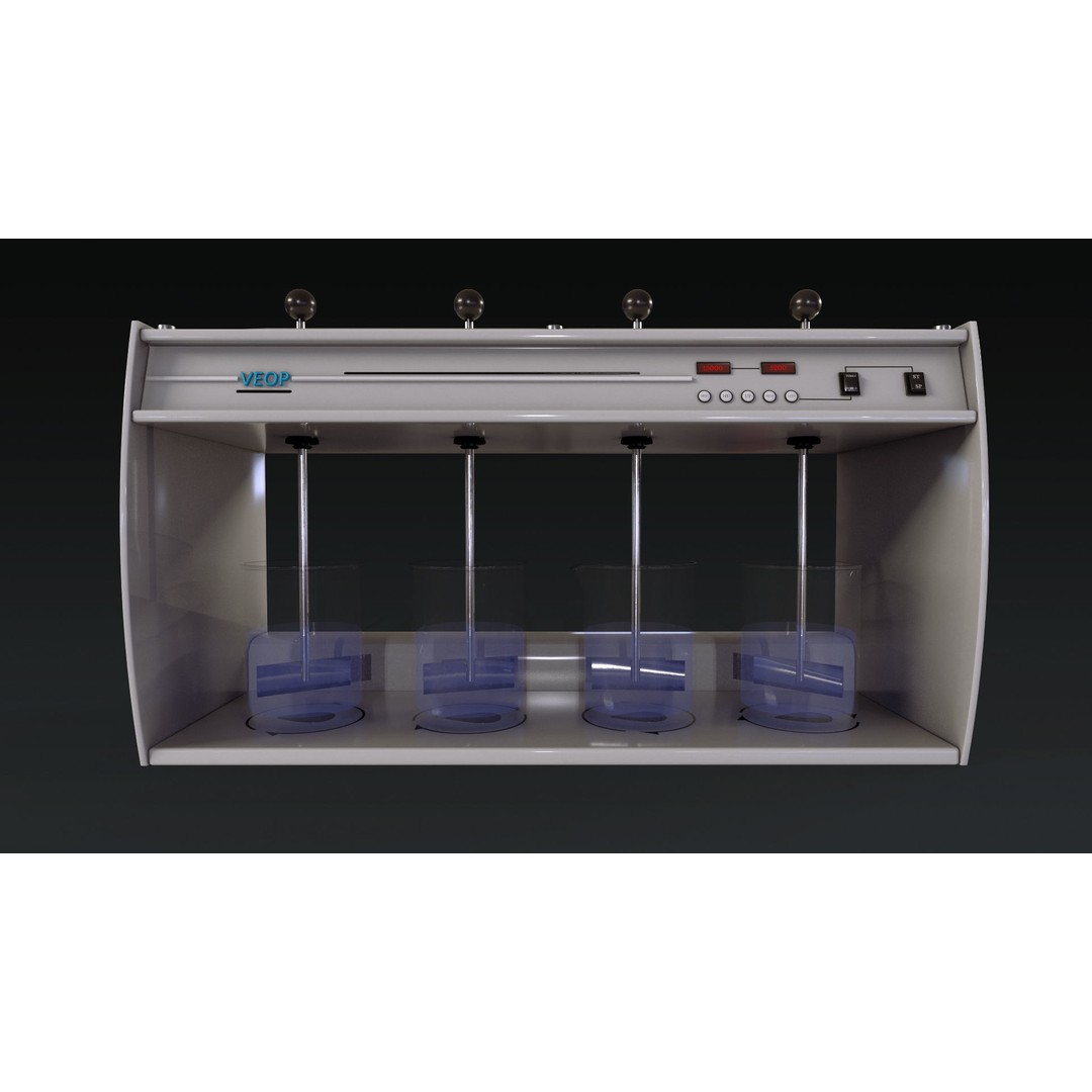 Laboratory Equipment 3D Model – Low Poly PBR Assets, FBX, OBJ - View 14