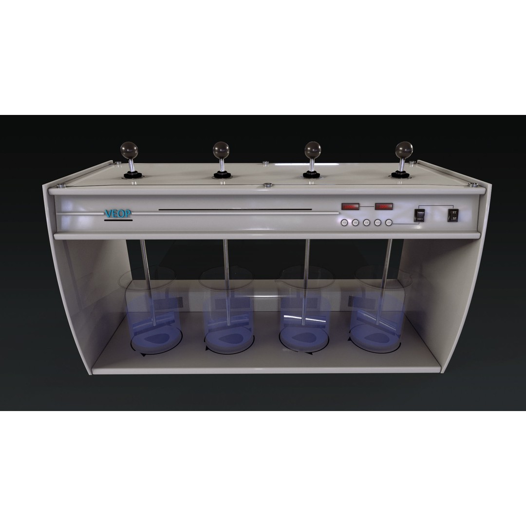 Laboratory Equipment 3D Model – Low Poly PBR Assets, FBX, OBJ - View 15