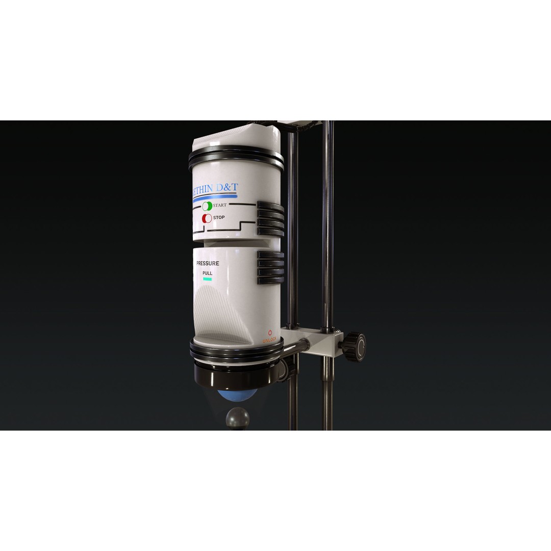 Laboratory Equipment 3D Model – Low Poly PBR Assets, FBX, OBJ - View 19