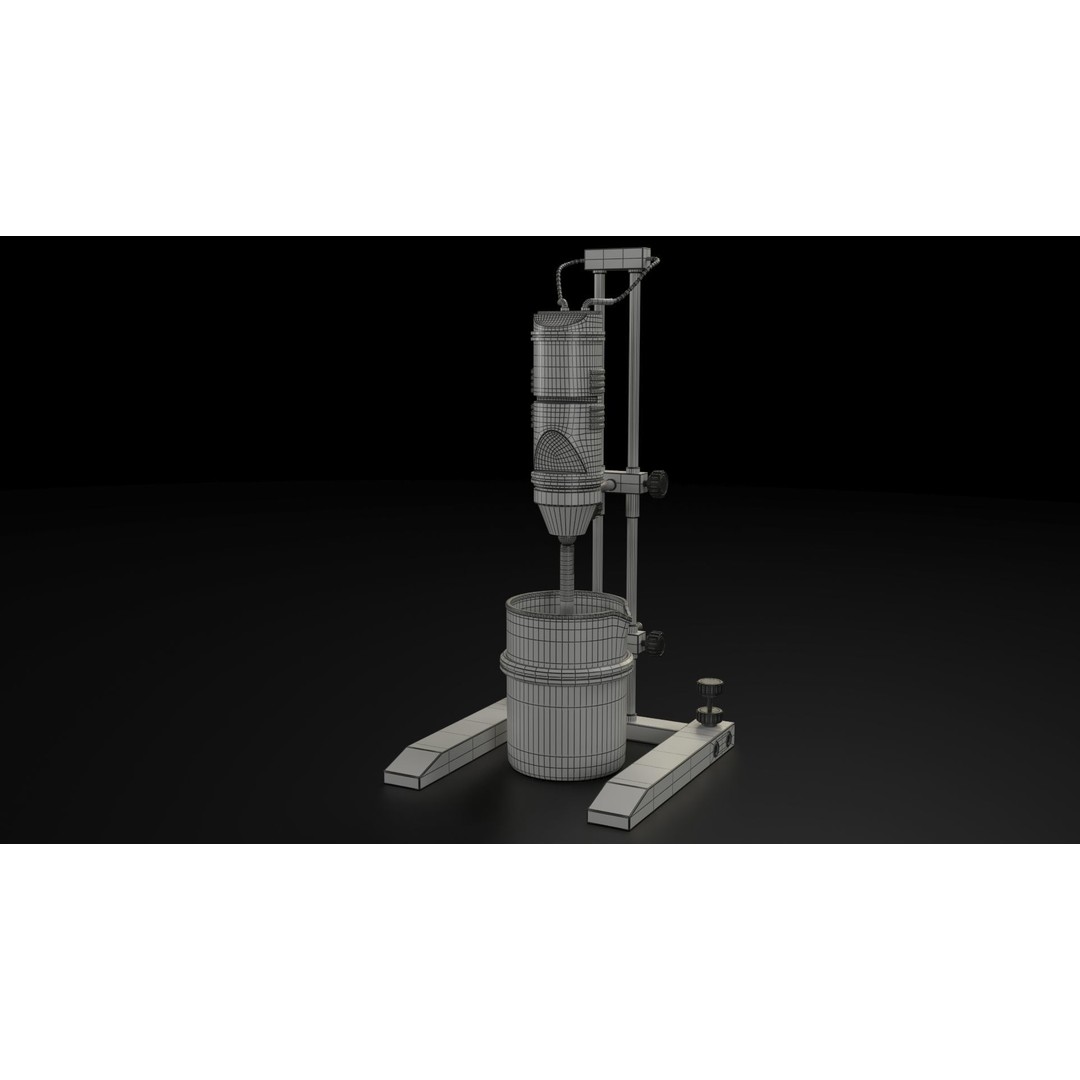 Laboratory Equipment 3D Model – Low Poly PBR Assets, FBX, OBJ - View 21