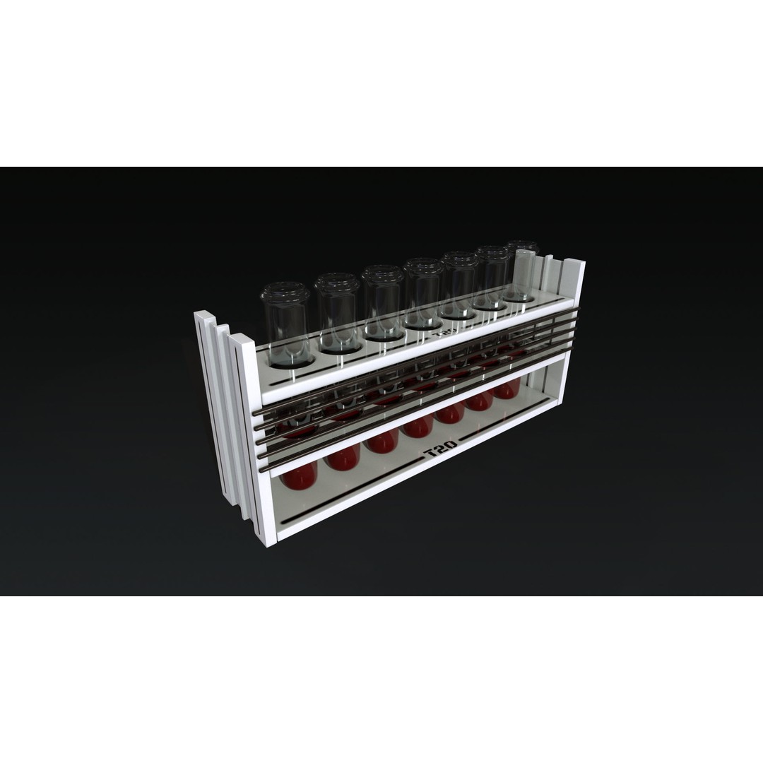 Laboratory Equipment 3D Model – Low Poly PBR Assets, FBX, OBJ - View 27
