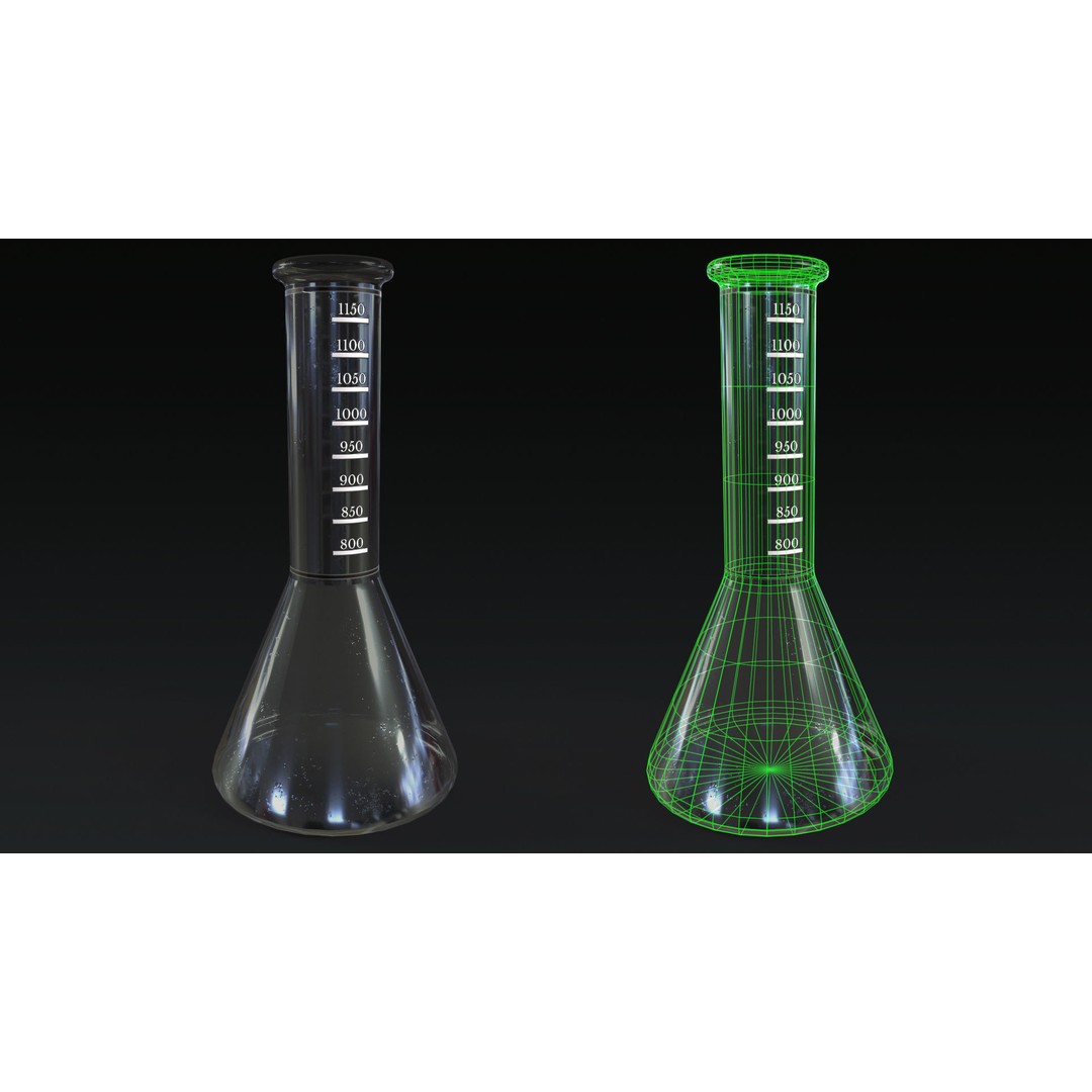 Laboratory Equipment 3D Model – Low Poly PBR Assets, FBX, OBJ - View 32