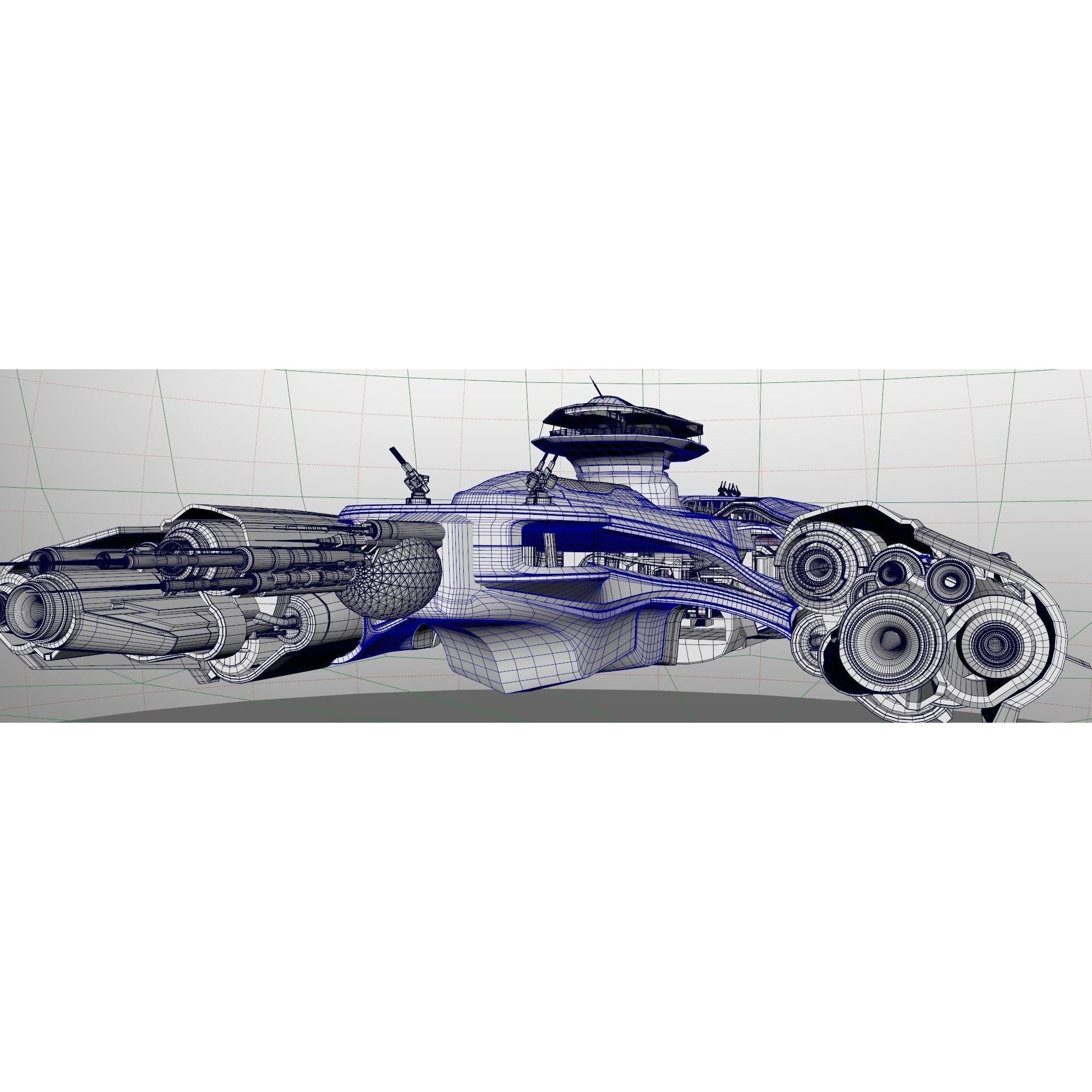 Troy Capital Ship - Game-Ready 3D Model - View 15
