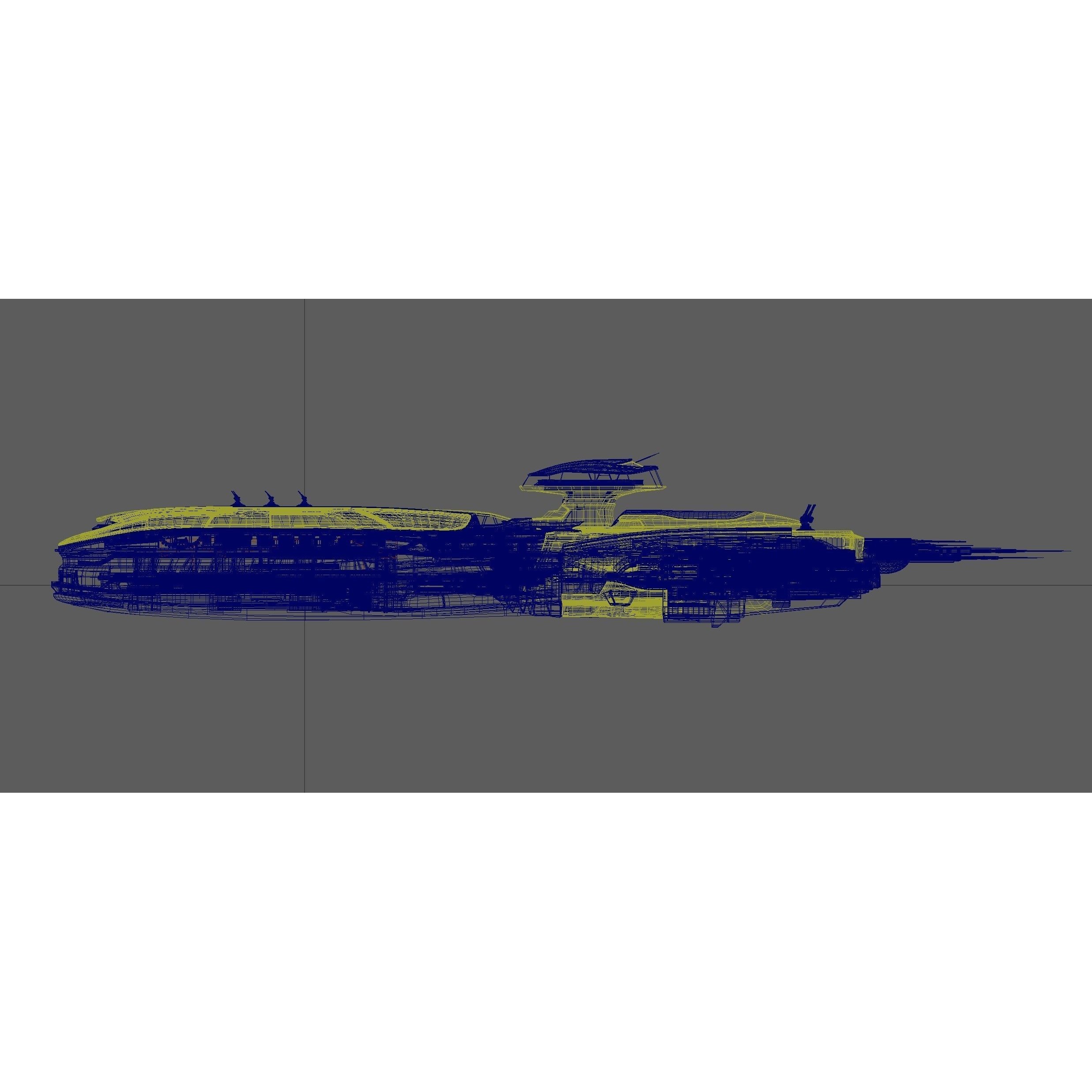 Troy Capital Ship - Game-Ready 3D Model - View 23