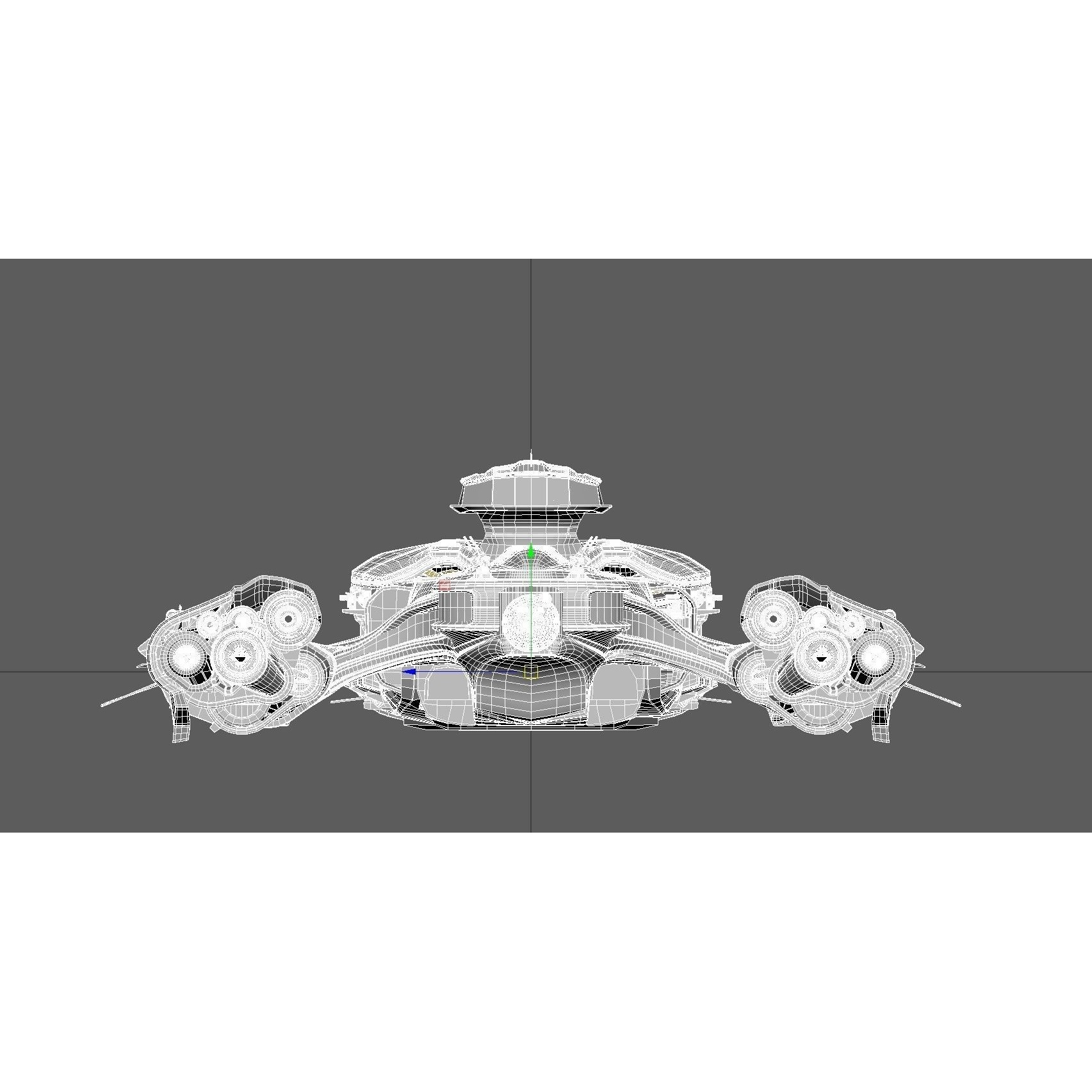 Troy Capital Ship - Game-Ready 3D Model - View 24