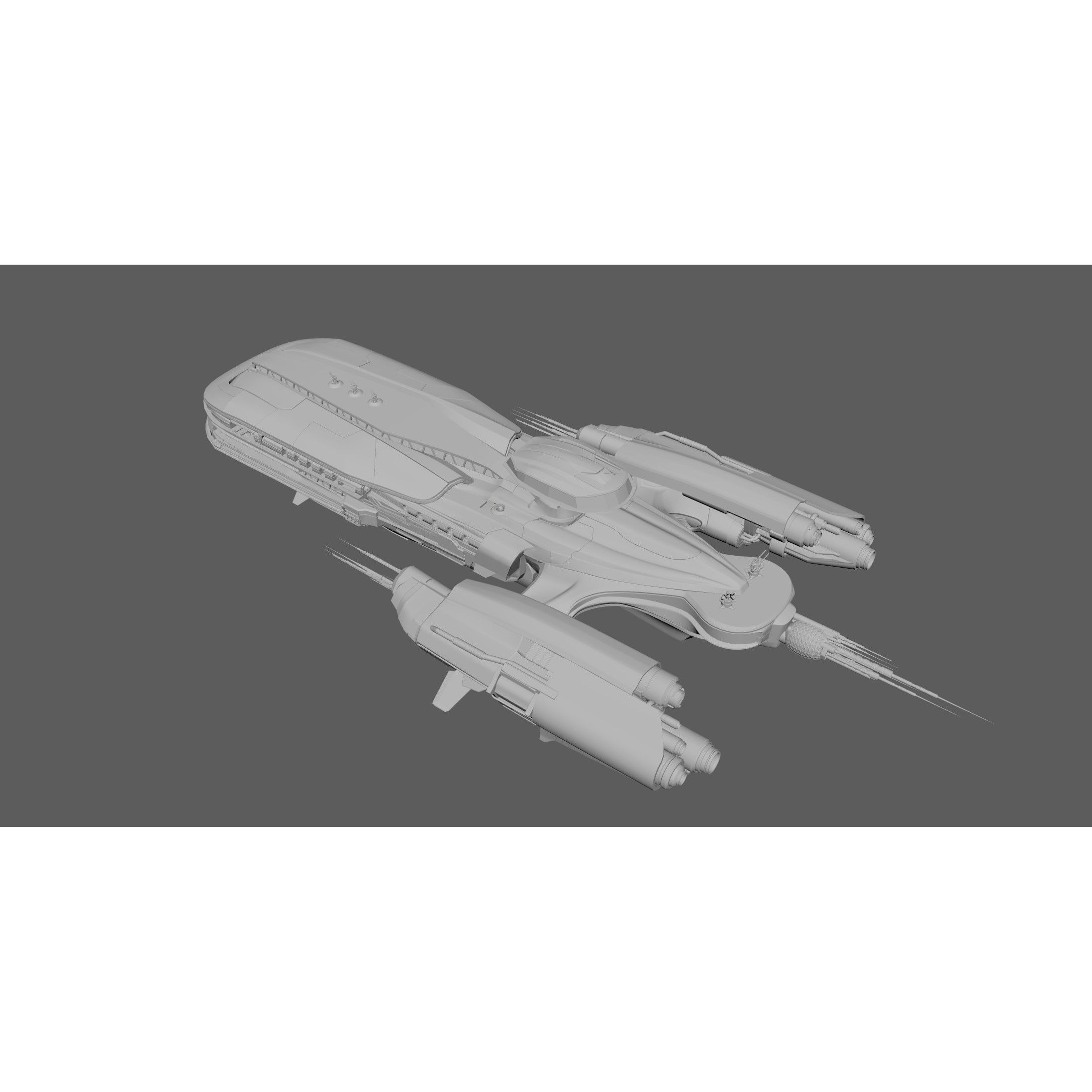 Troy Capital Ship - Game-Ready 3D Model - View 25