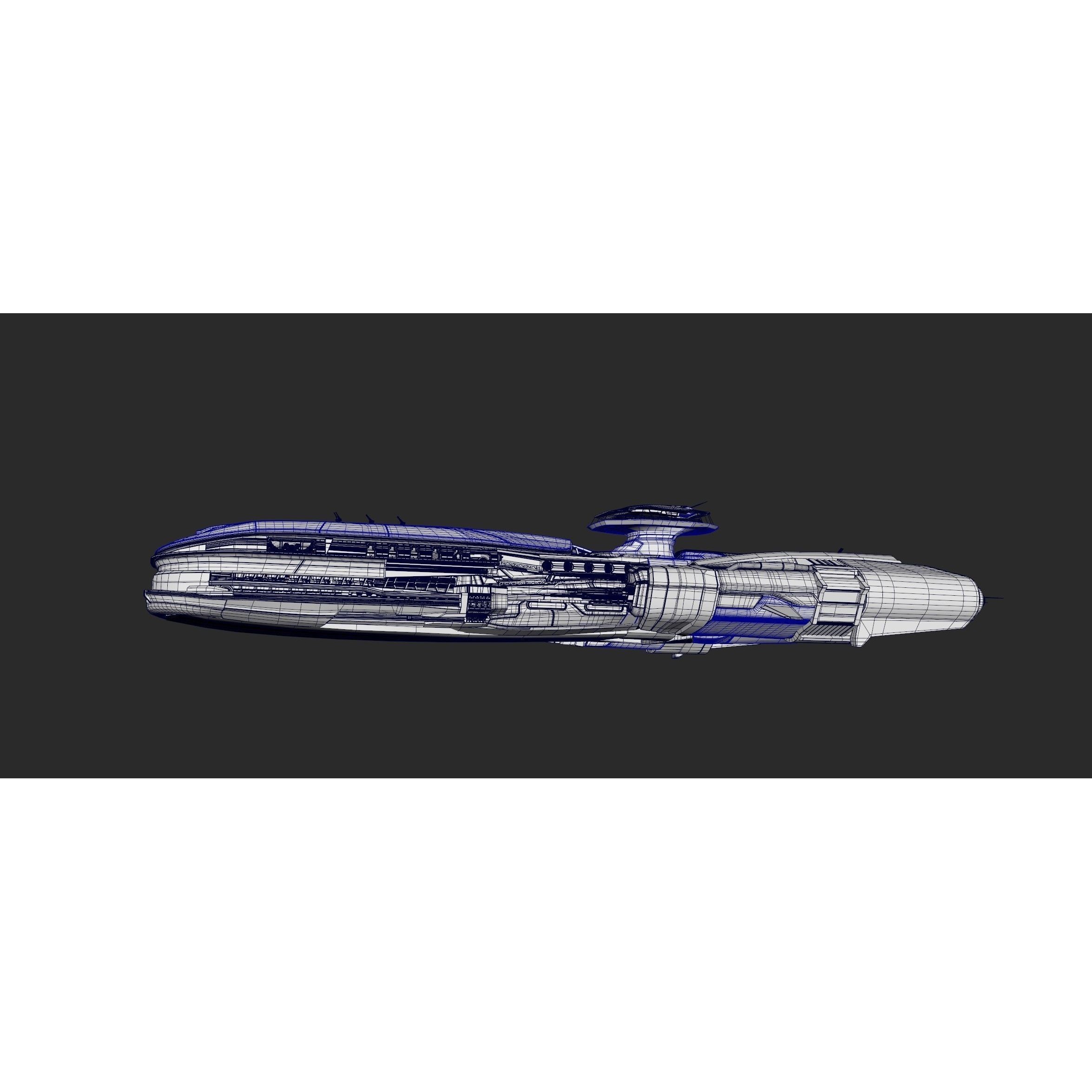 Troy Capital Ship - Game-Ready 3D Model - View 30