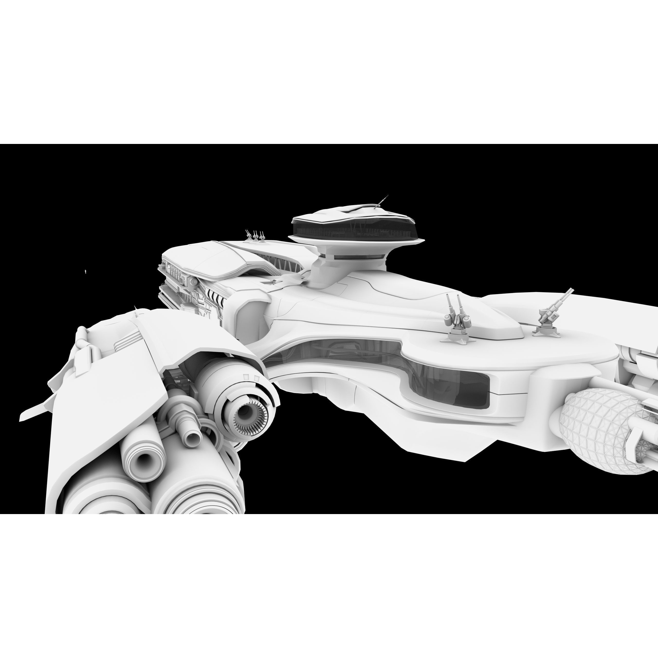Troy Capital Ship - Game-Ready 3D Model - View 32