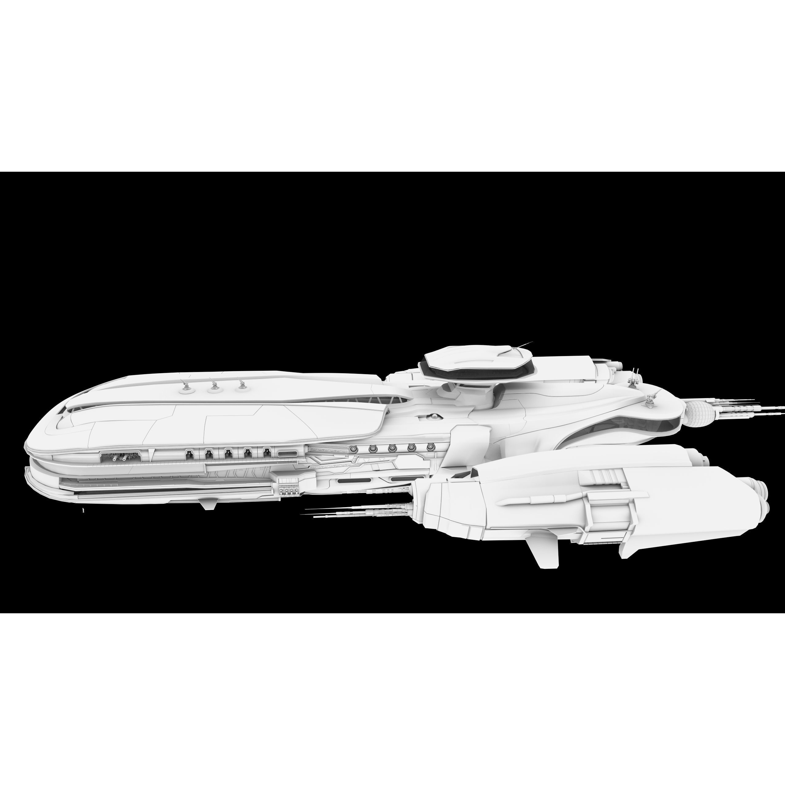 Troy Capital Ship - Game-Ready 3D Model - View 33