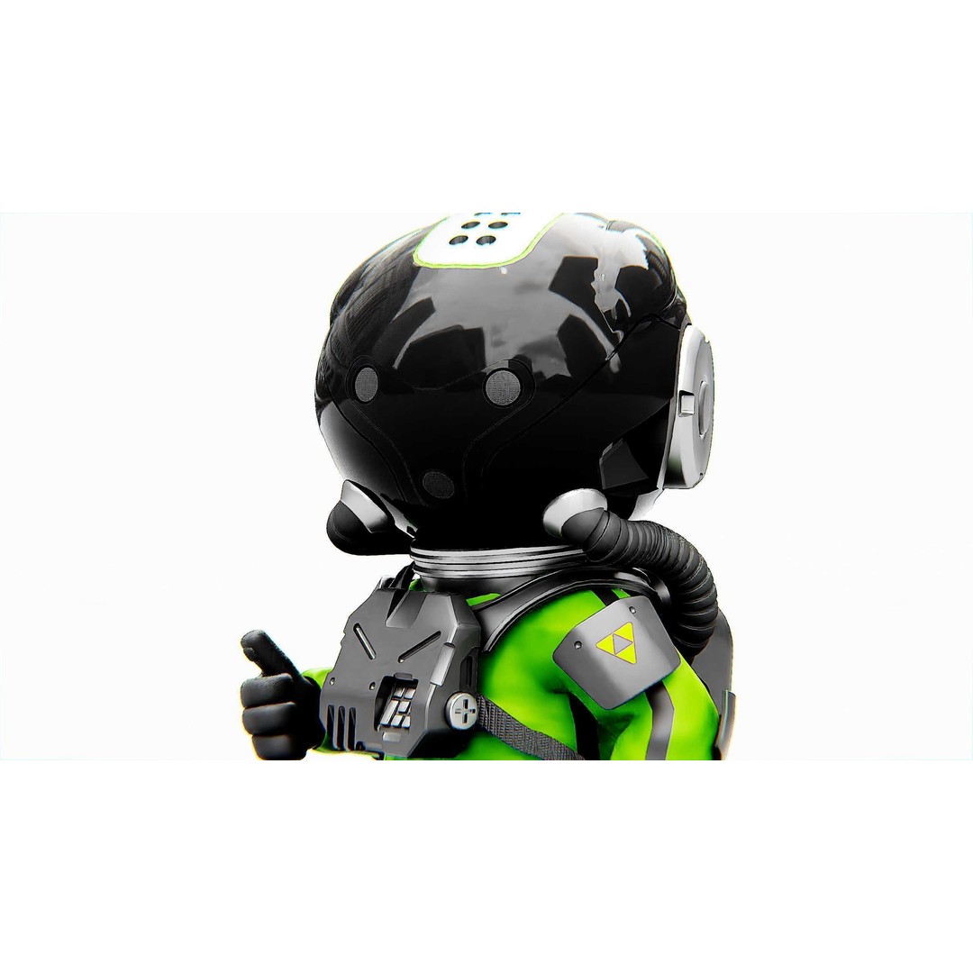Toon Astronaut K-2500 3D Model – Rigged Sci-Fi Character for Unity & Unreal Engine - View 24
