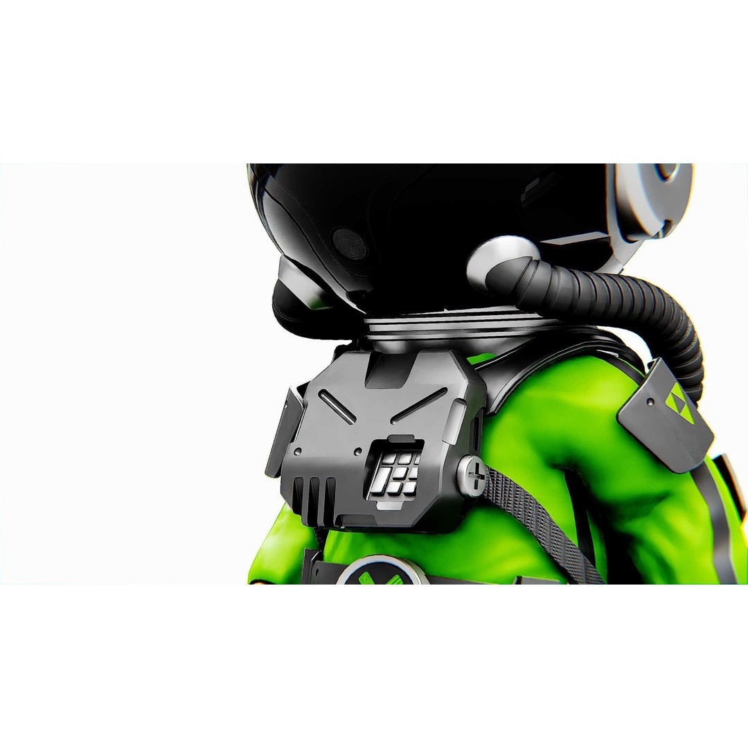 Toon Astronaut K-2500 3D Model – Rigged Sci-Fi Character for Unity & Unreal Engine - View 32