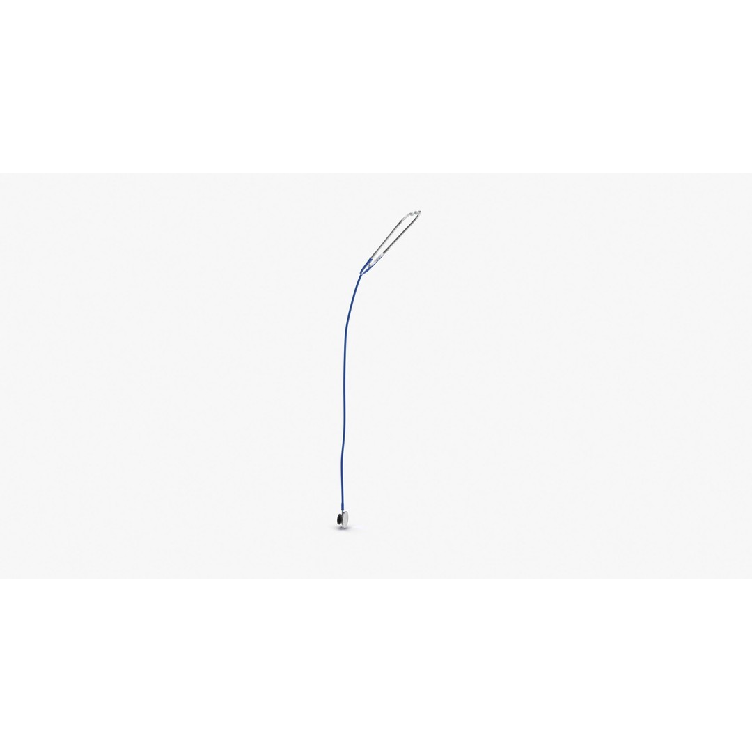 Stethoscope 3D Model – Low Poly Medical Equipment, FBX, OBJ - View 14
