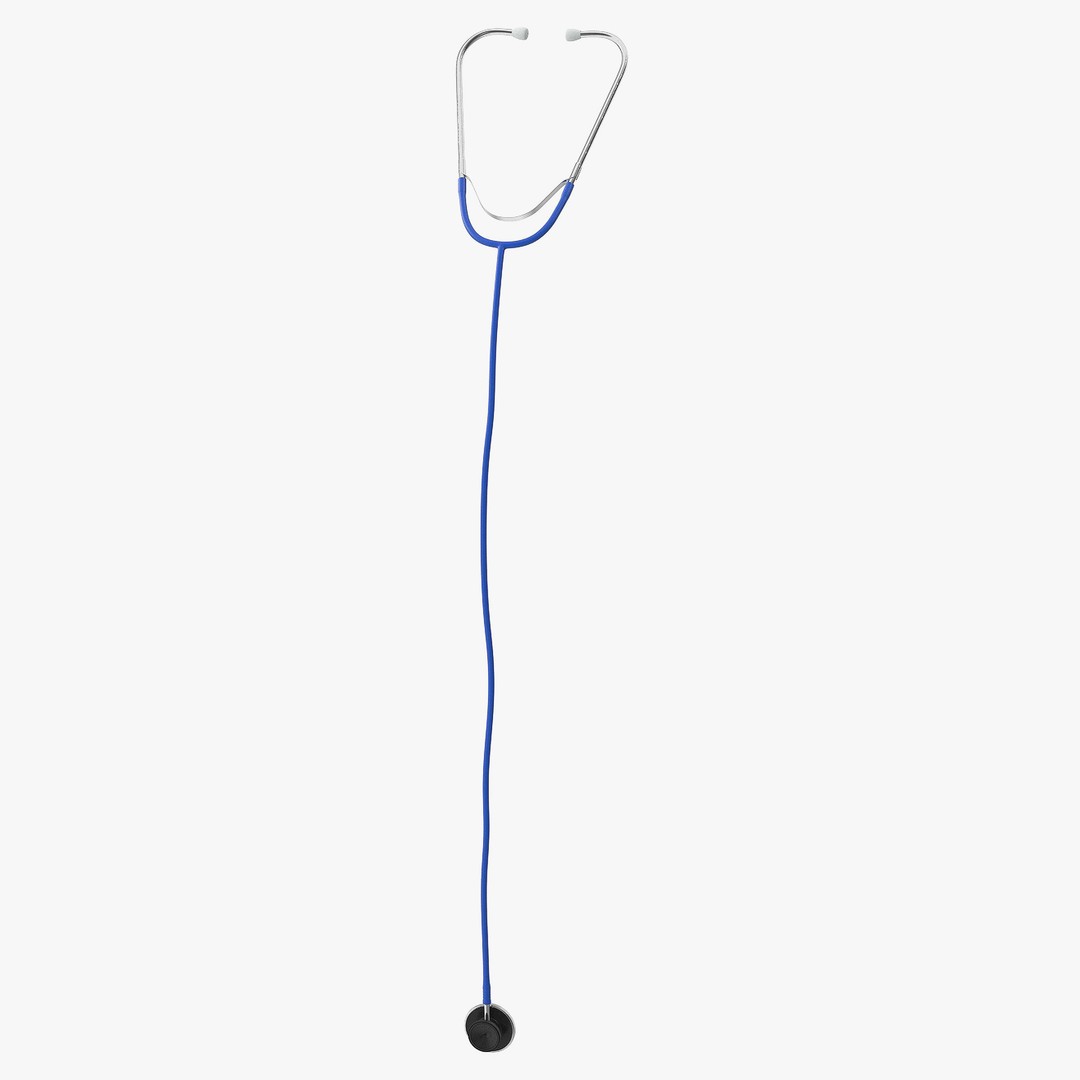Stethoscope 3D Model – Low Poly Medical Equipment, FBX, OBJ - View 21