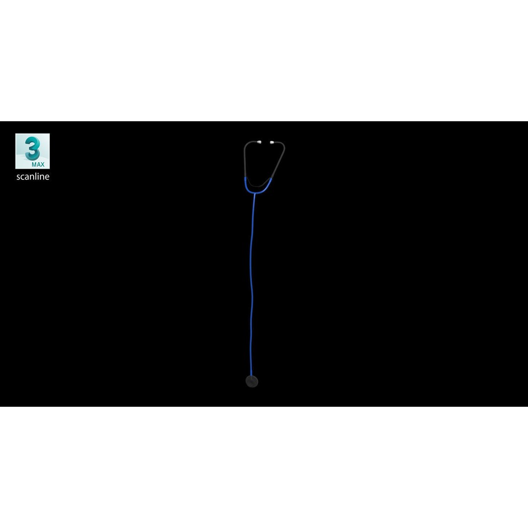 Stethoscope 3D Model – Low Poly Medical Equipment, FBX, OBJ - View 22