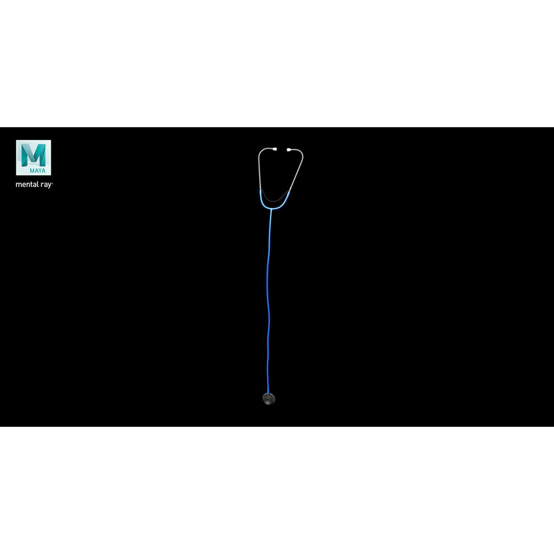 Stethoscope 3D Model – Low Poly Medical Equipment, FBX, OBJ - View 24