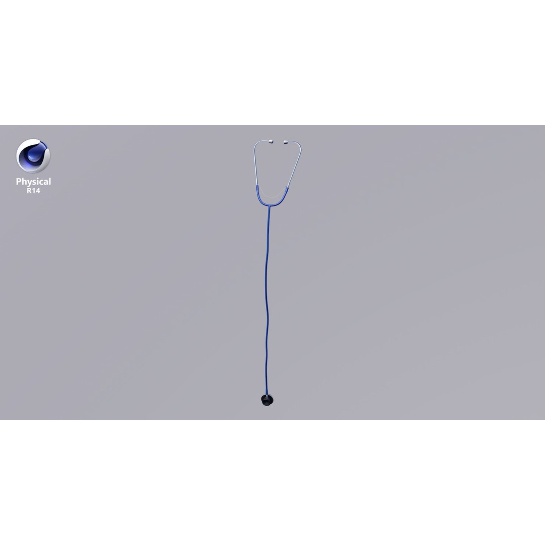 Stethoscope 3D Model – Low Poly Medical Equipment, FBX, OBJ - View 26