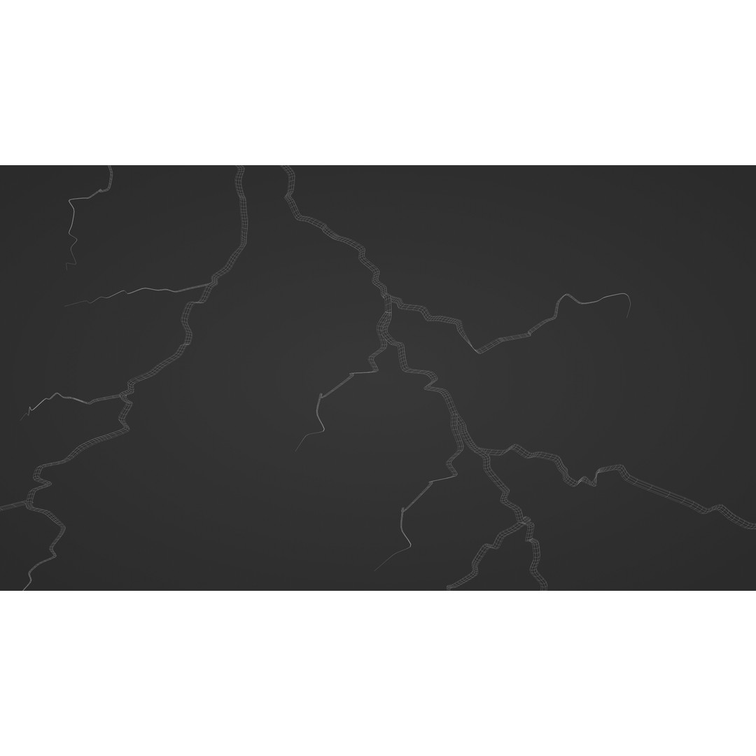 Lightning 3D Model – Low Poly Rigged Animated Asset, FBX & Blender - View 7