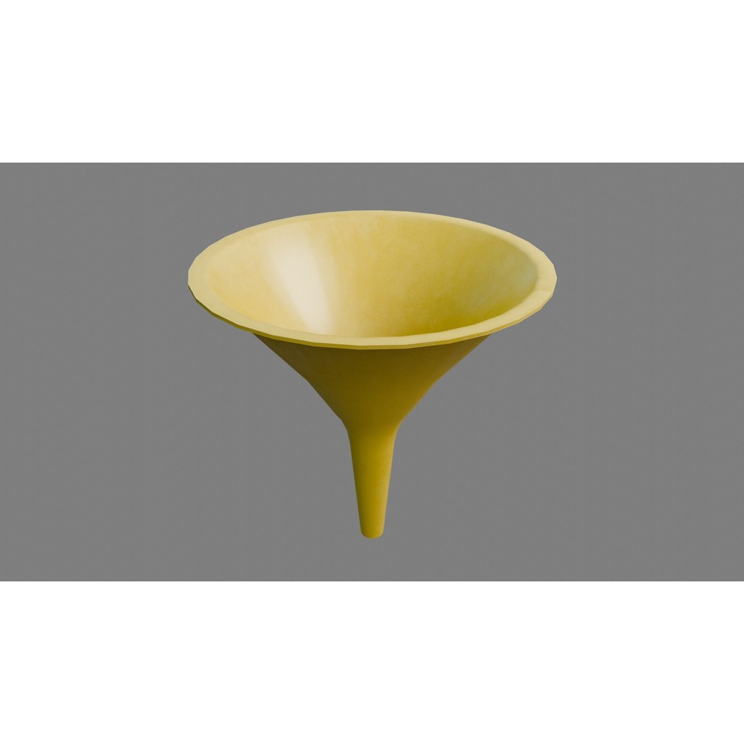 Funnels 3D Model – Low Poly Laboratory & Industrial Set, FBX - View 9