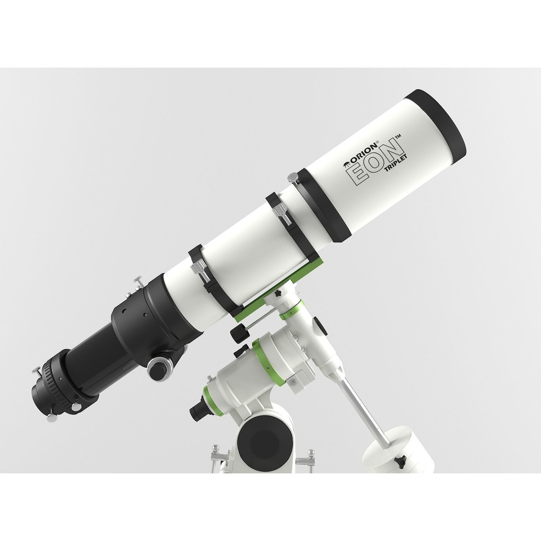 Orion EON 115mm ED 3D Model – Triplet Telescope with Tripod, FBX - View 3