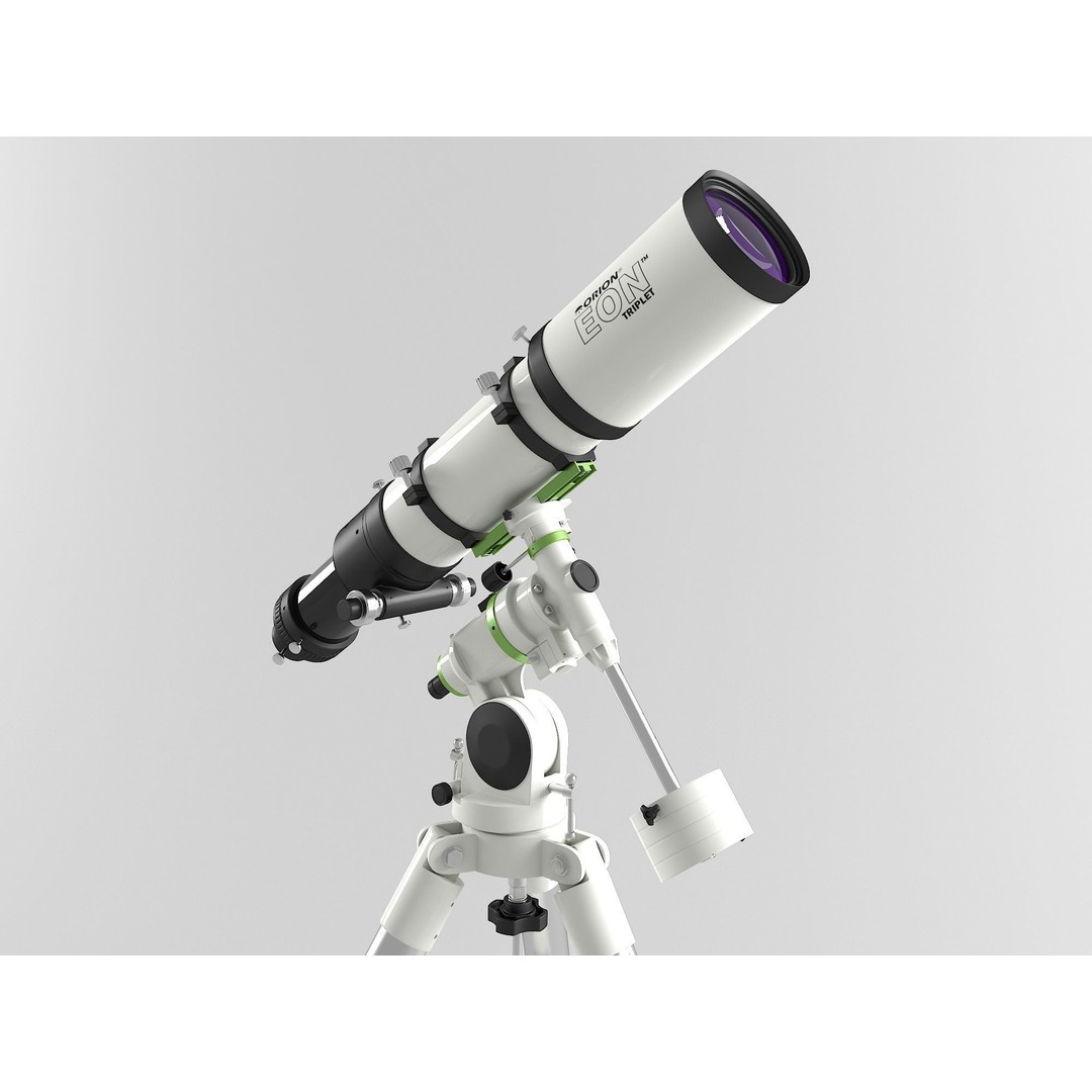Orion EON 115mm ED 3D Model – Triplet Telescope with Tripod, FBX - View 4