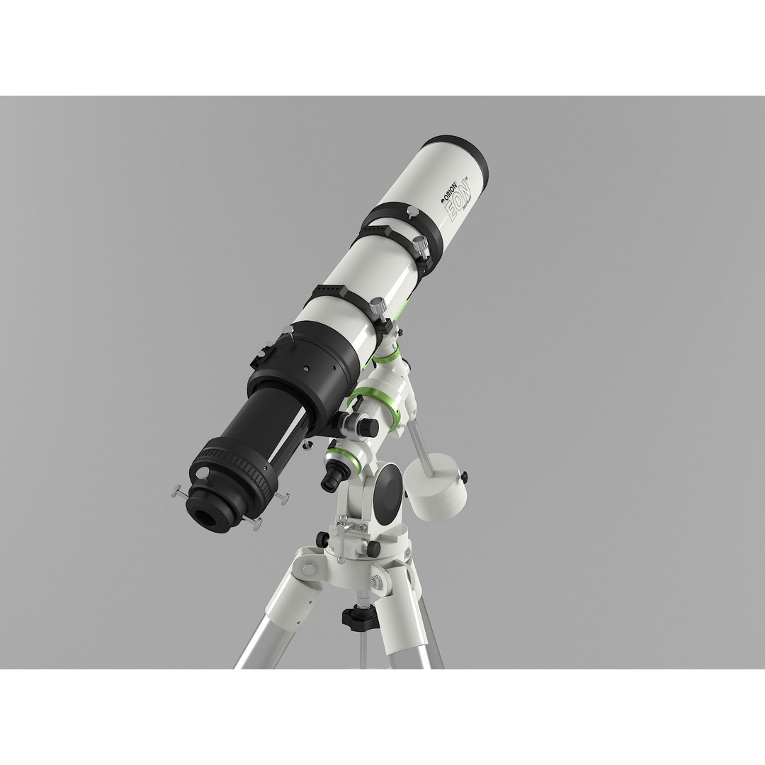 Orion EON 115mm ED 3D Model – Triplet Telescope with Tripod, FBX - View 5