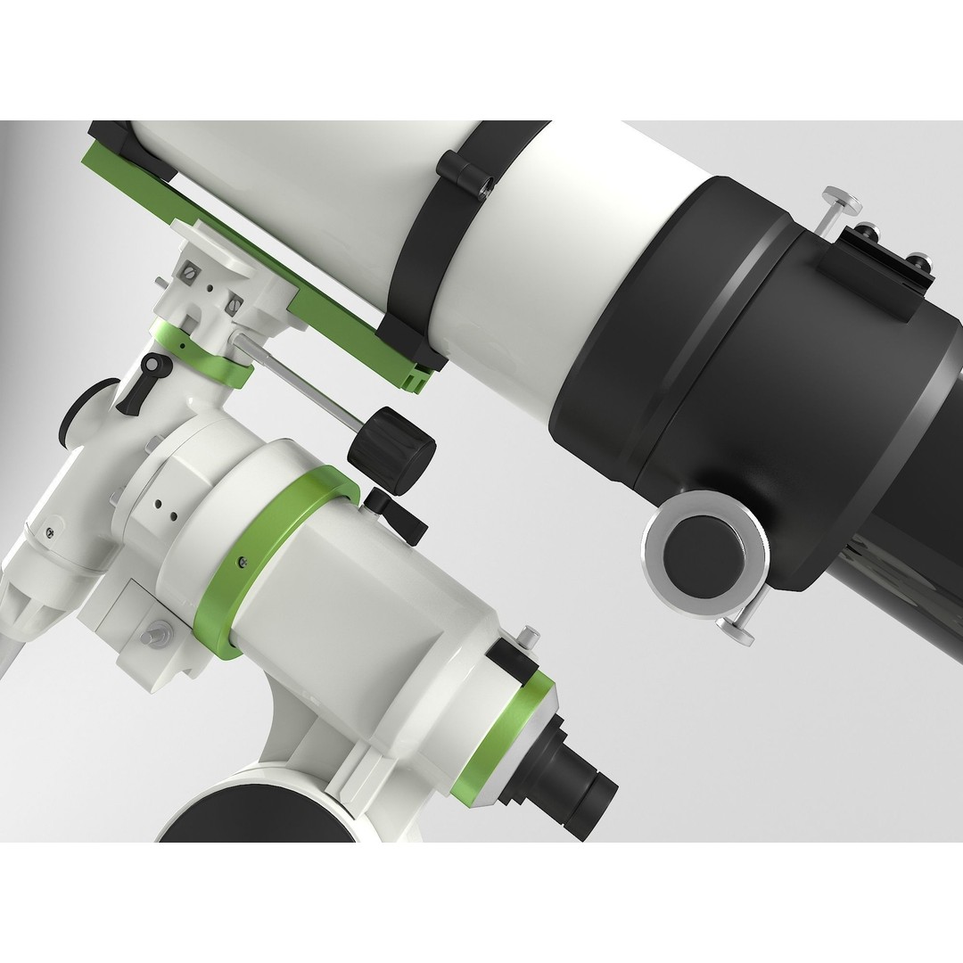 Orion EON 115mm ED 3D Model – Triplet Telescope with Tripod, FBX - View 7