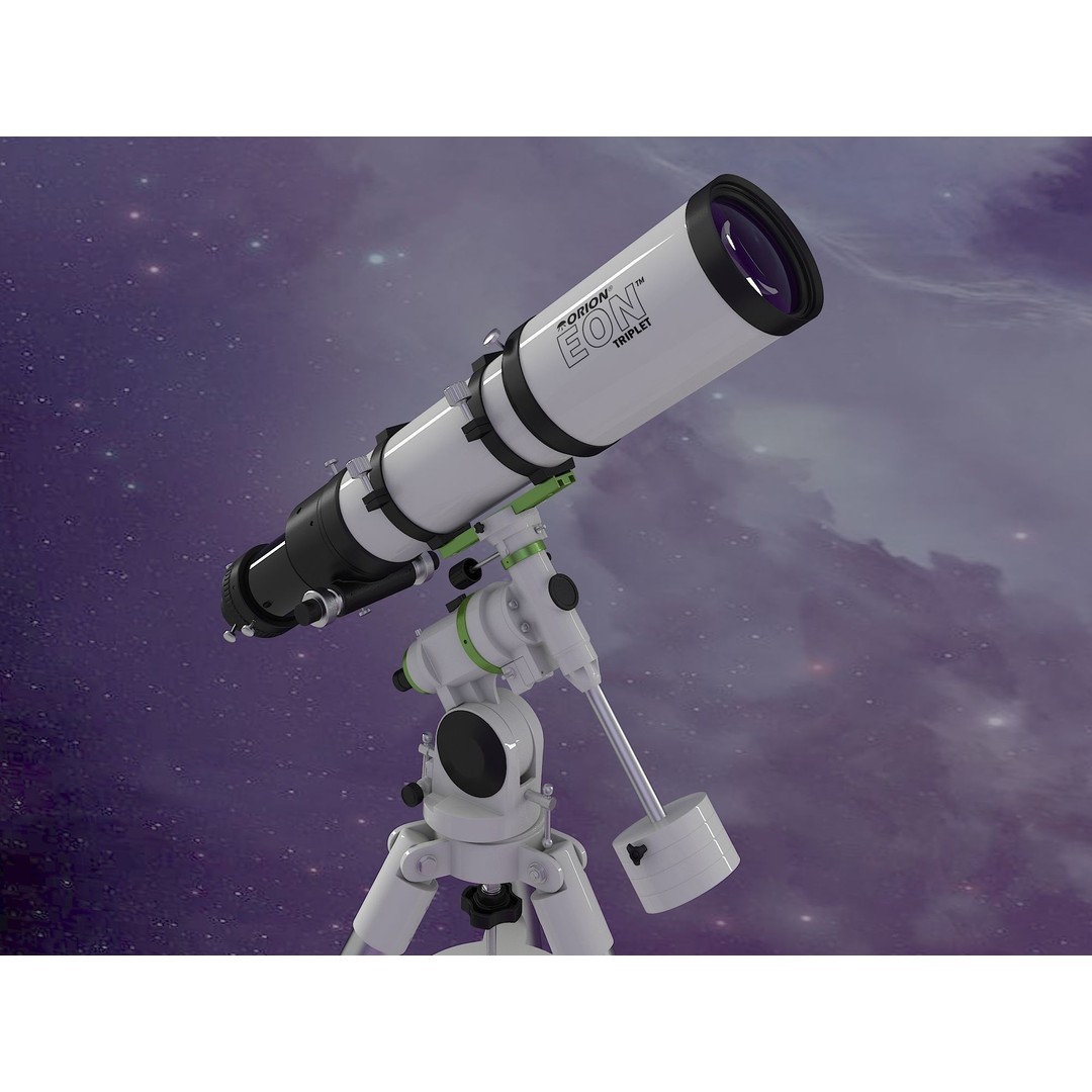 Orion EON 115mm ED 3D Model – Triplet Telescope with Tripod, FBX - View 8