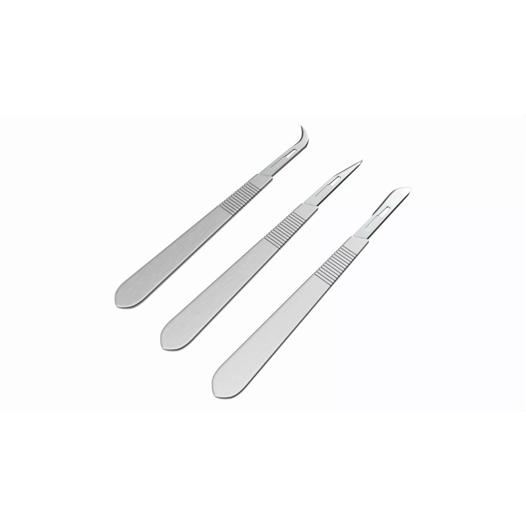 Scalpel 3D Model – High Quality PBR Medical Tool, FBX, OBJ - View 2