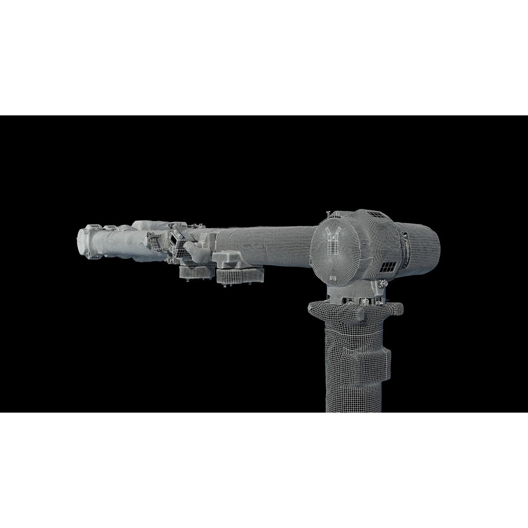 Canadarm 3D Model – High Quality Space Asset with PBR Textures, FBX