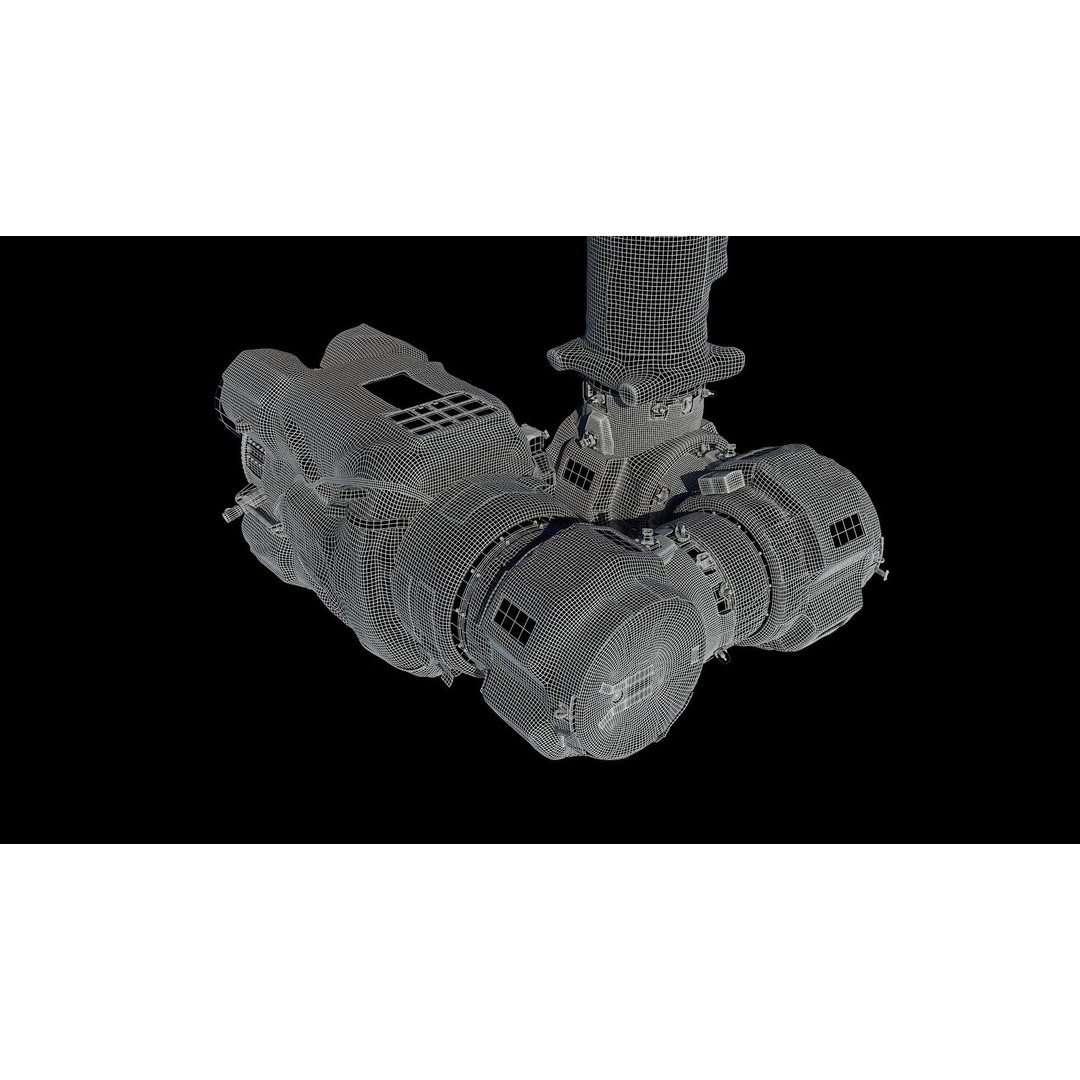Canadarm 3D Model – High Quality Space Asset with PBR Textures, FBX - View 11