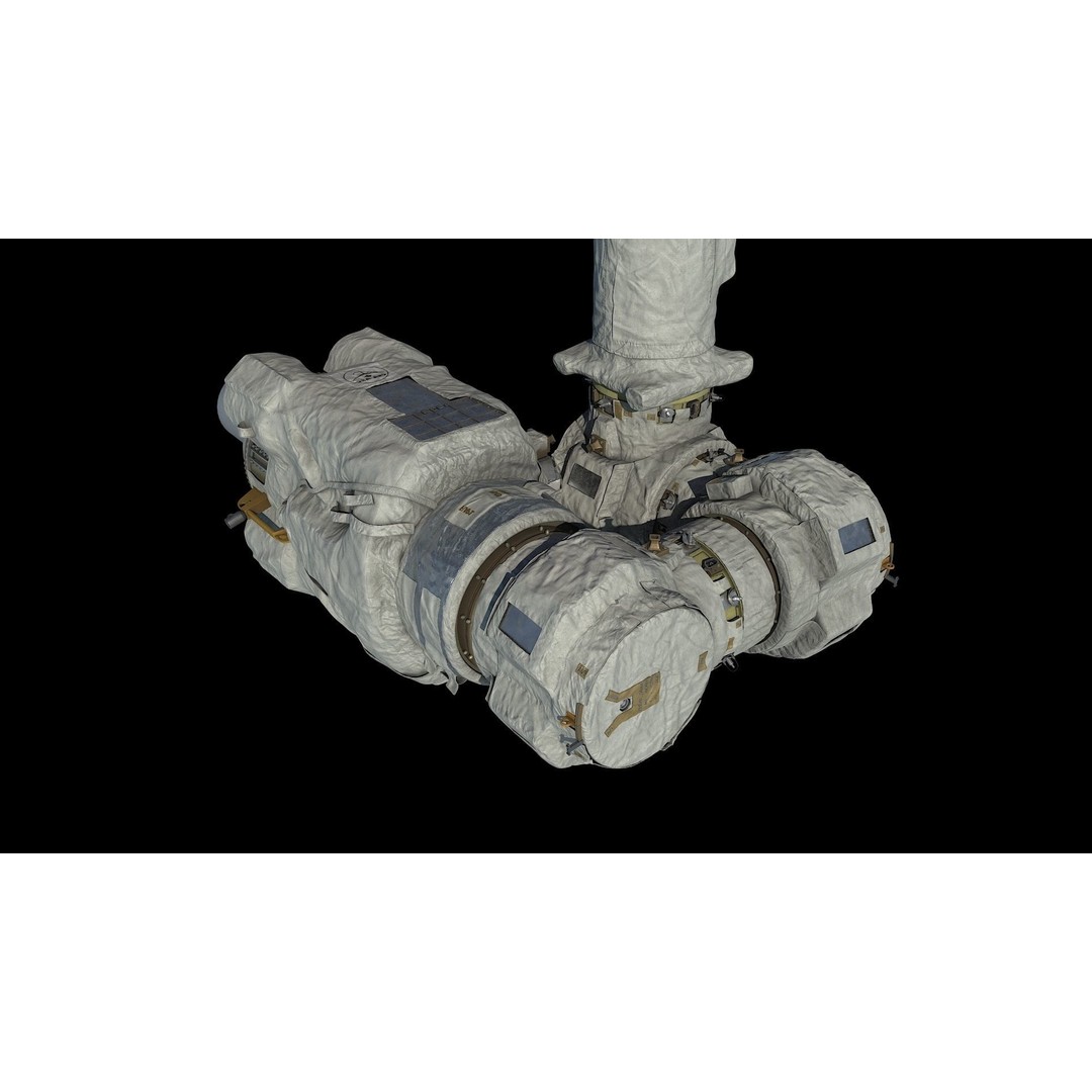 Canadarm 3D Model – High Quality Space Asset with PBR Textures, FBX - View 4