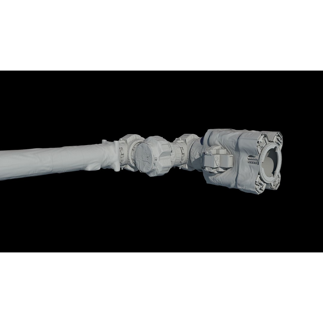 Canadarm 3D Model – High Quality Space Asset with PBR Textures, FBX - View 8