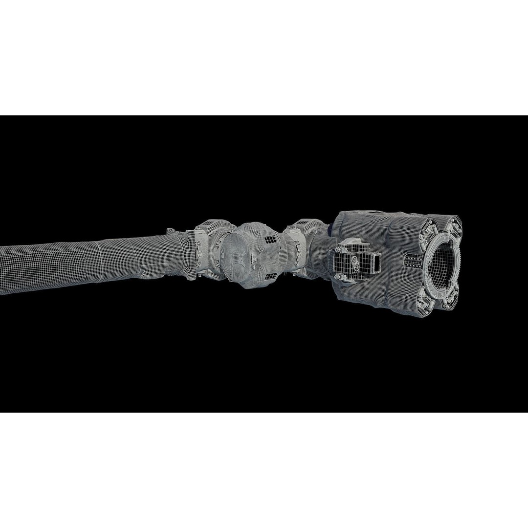 Canadarm 3D Model – High Quality Space Asset with PBR Textures, FBX - View 9